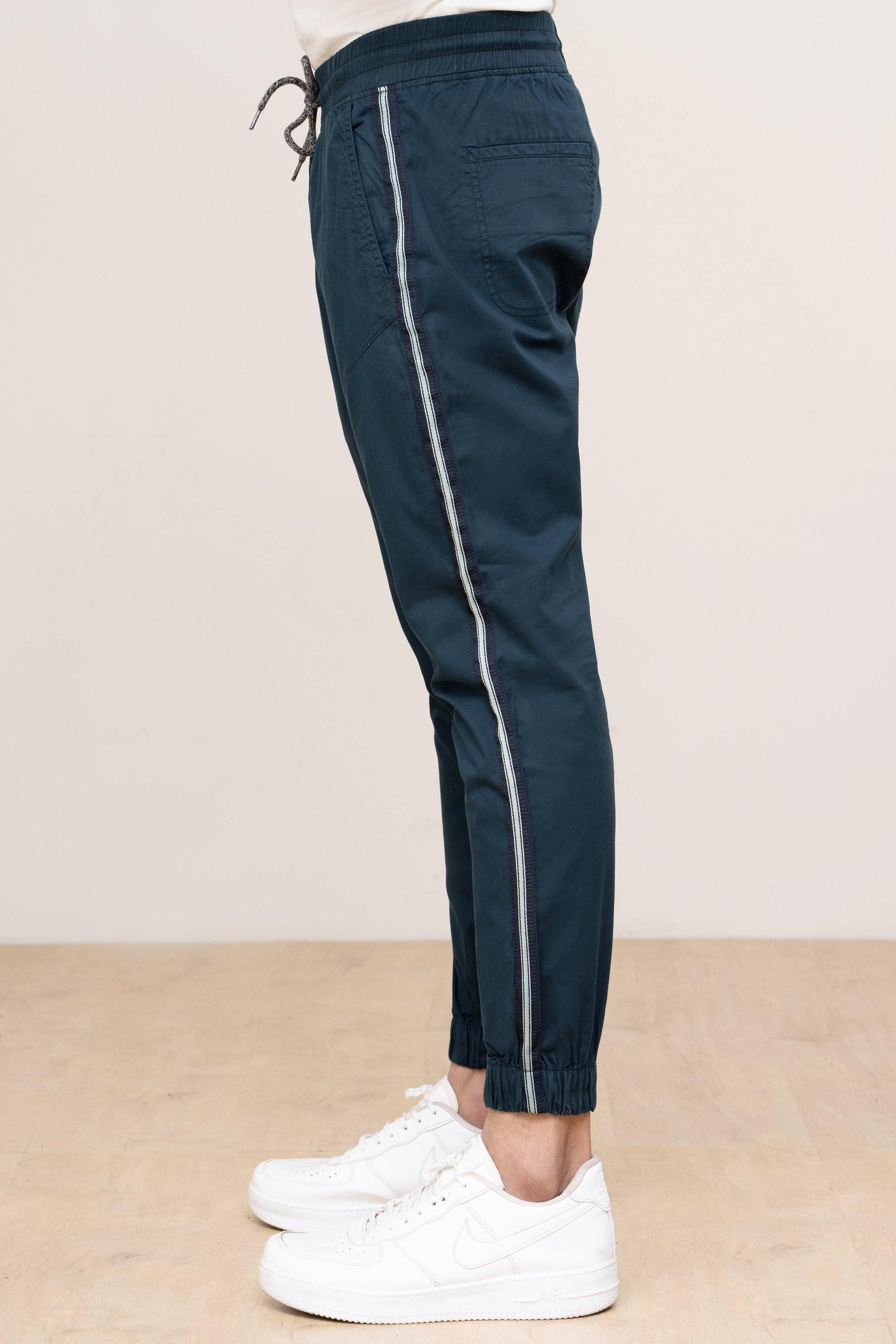 JOGGER TROUSER NAVY at Charcoal Clothing