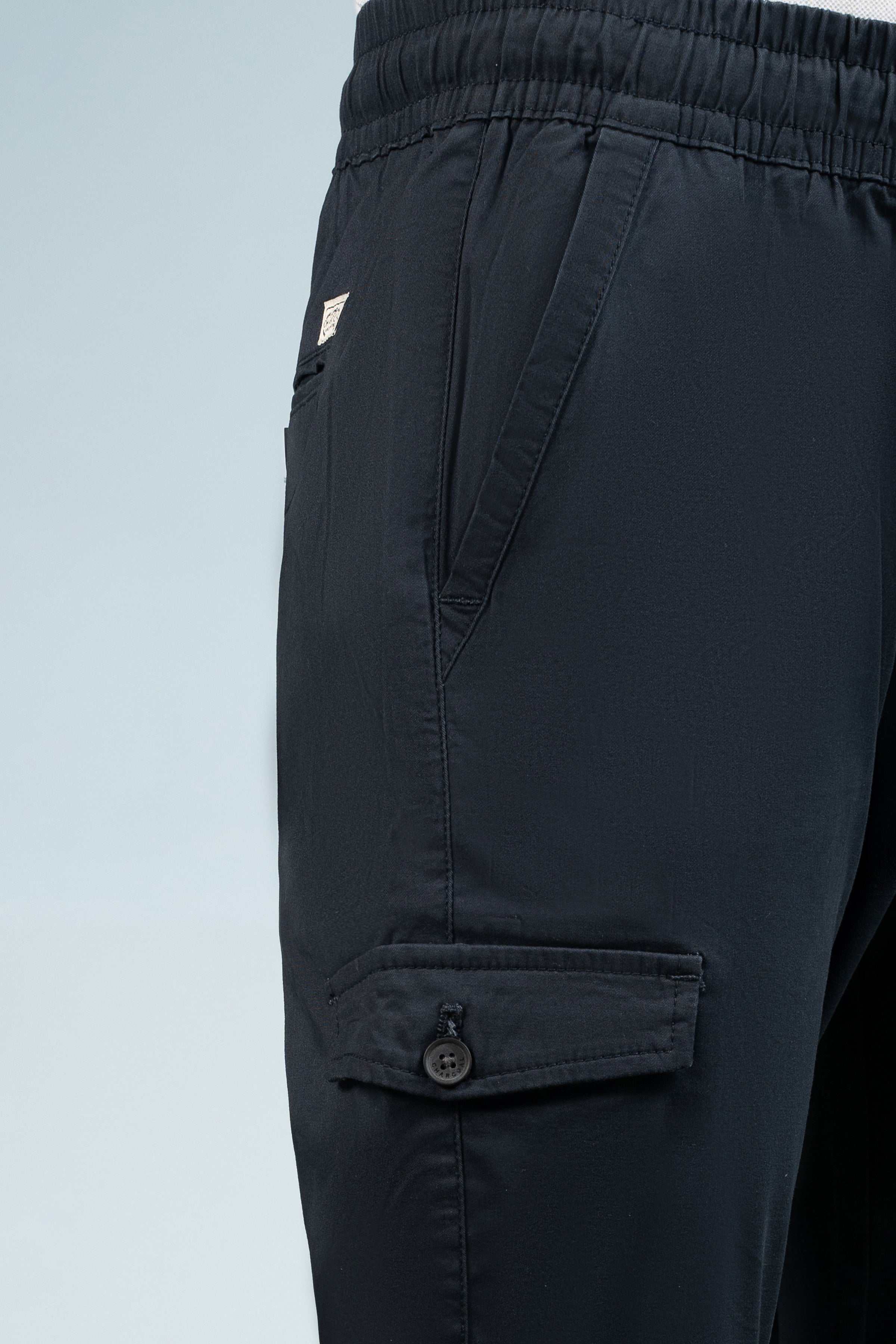 JOGGER TROUSER NAVY at Charcoal Clothing
