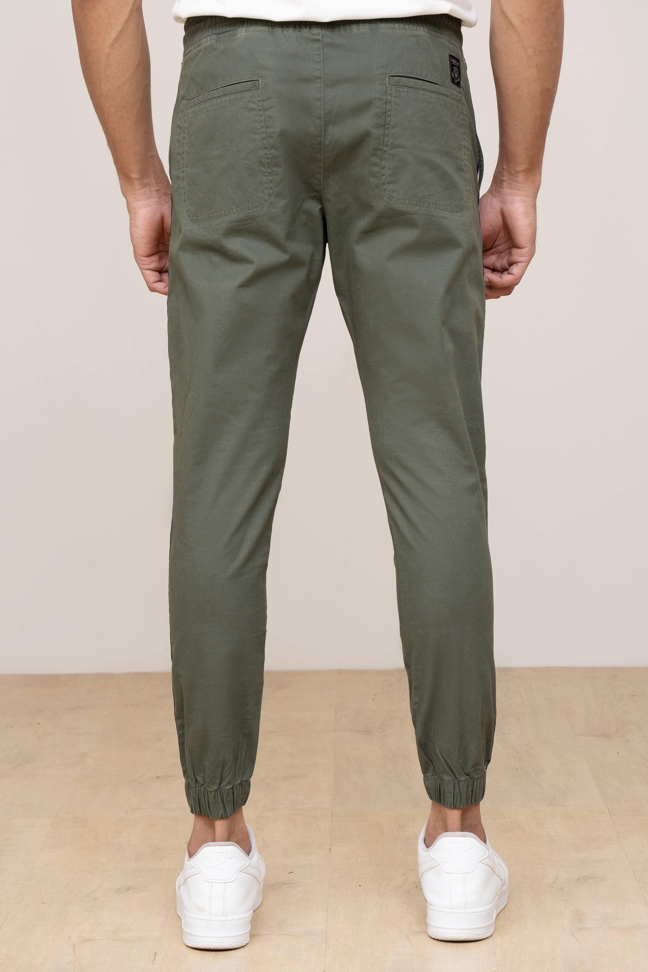 JOGGER TROUSER OLIVE at Charcoal Clothing