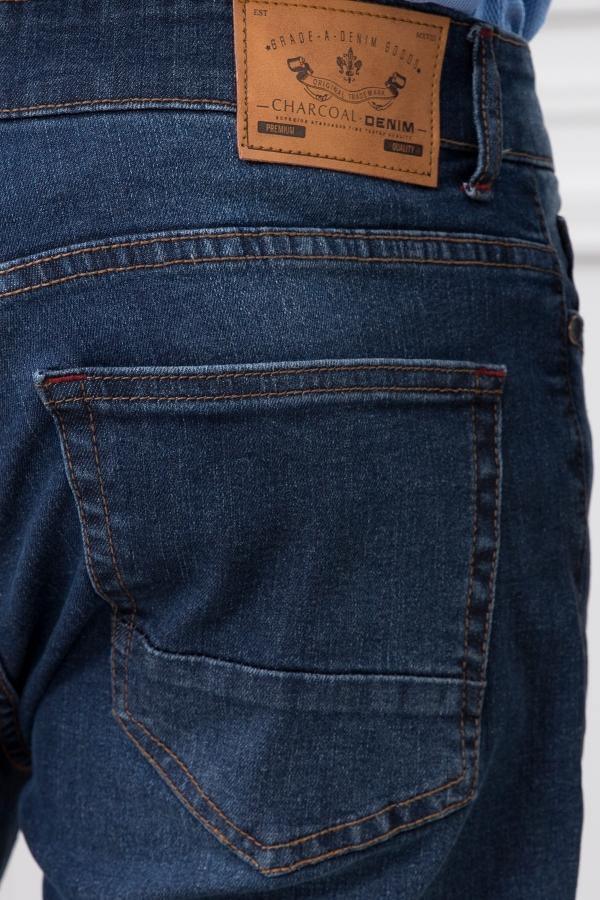 Jeans Slim Fit Super Comfort Dark Blue at Charcoal Clothing