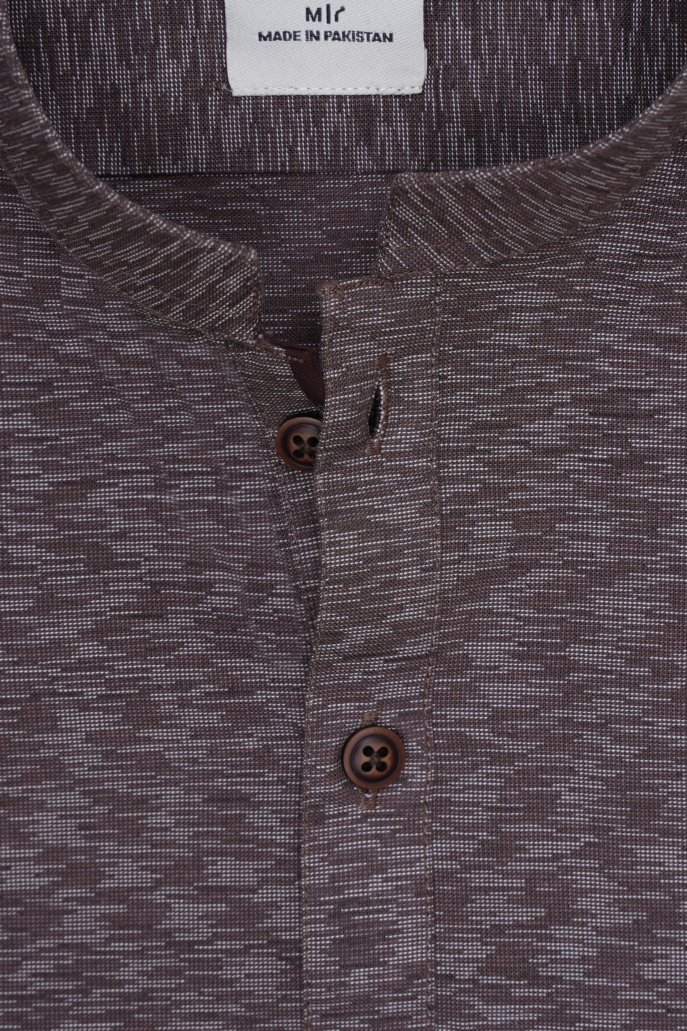 KURTA BAN COLLAR at Charcoal Clothing