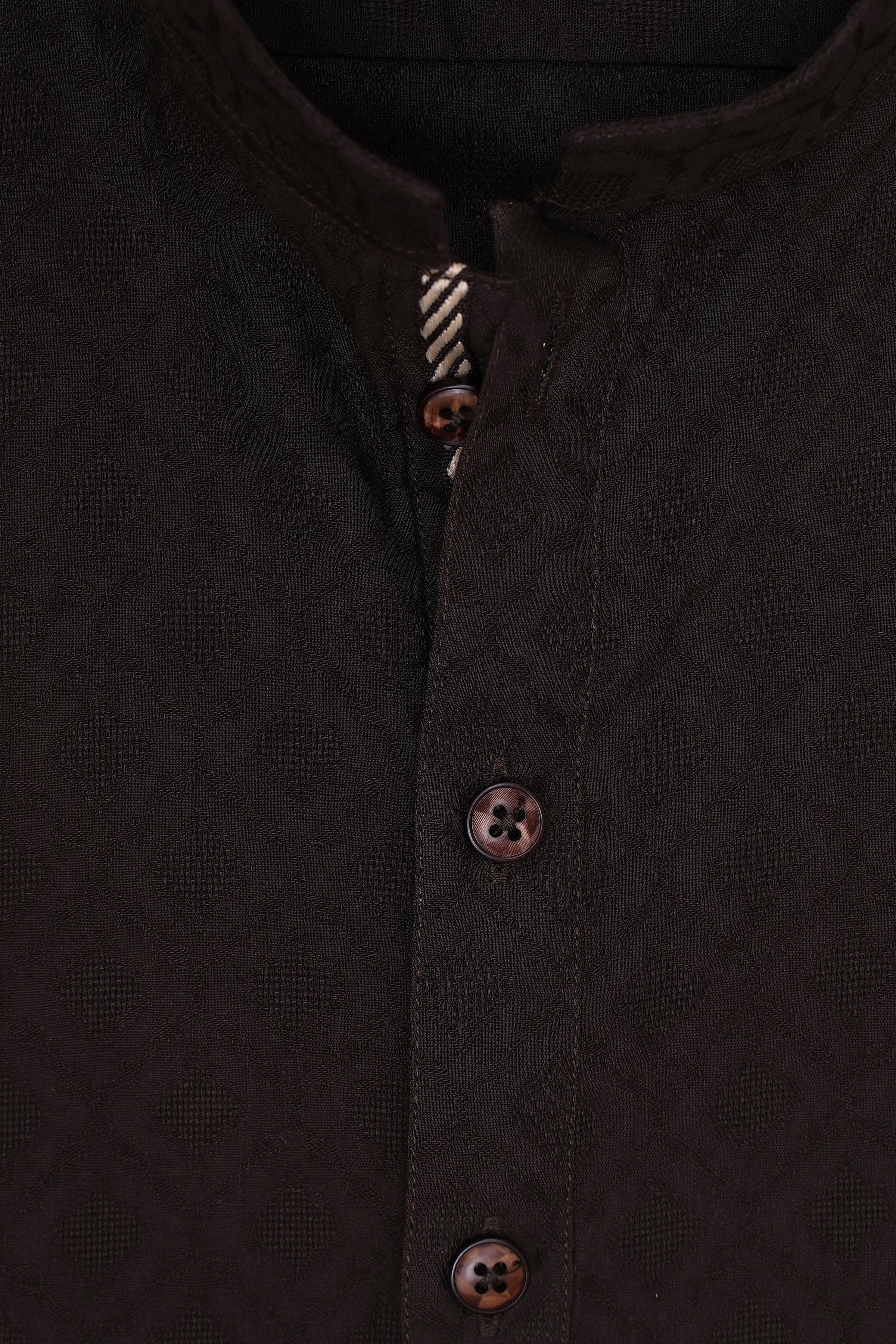 KURTA BAN COLLAR at Charcoal Clothing
