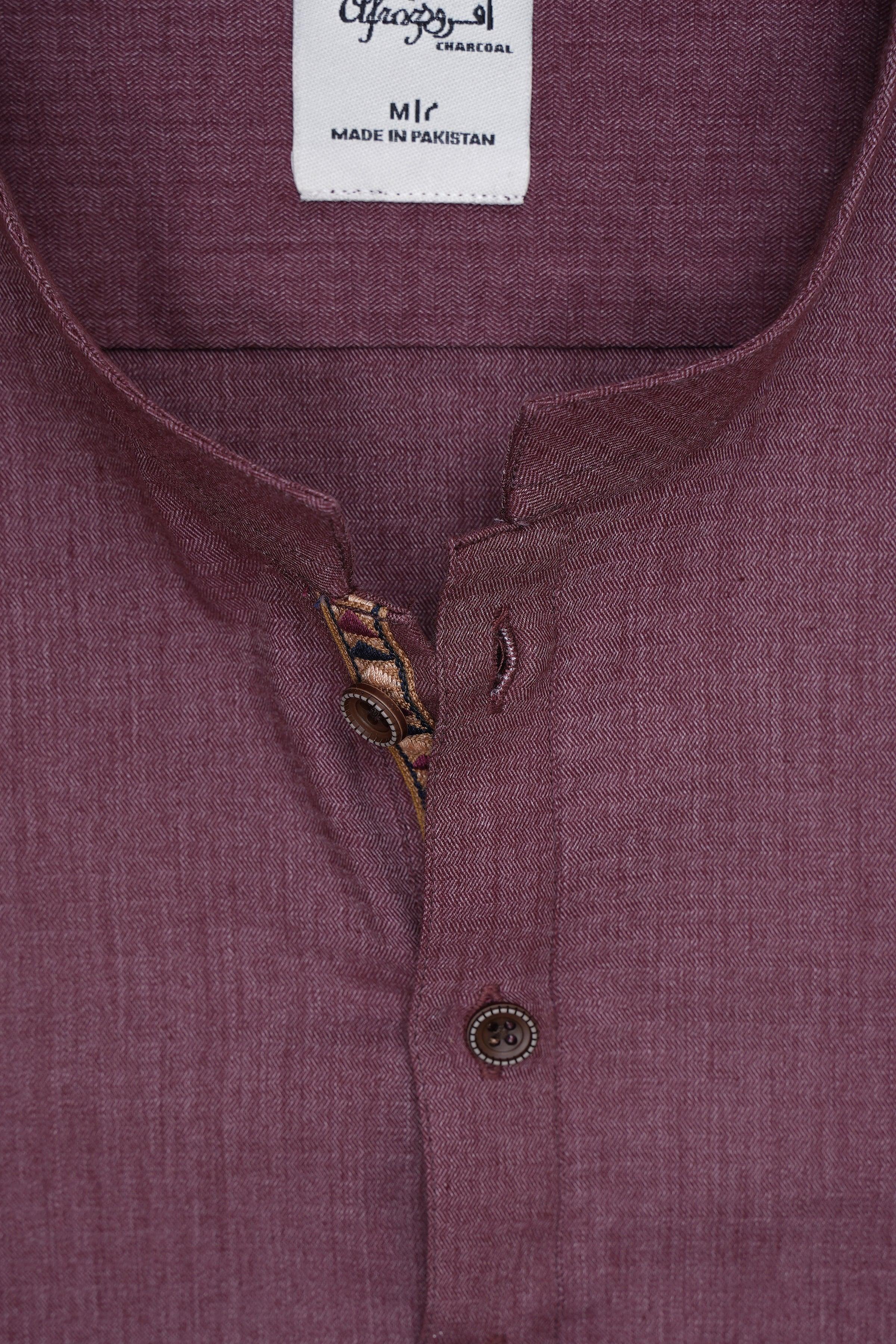 KURTA BAN COLLAR at Charcoal Clothing