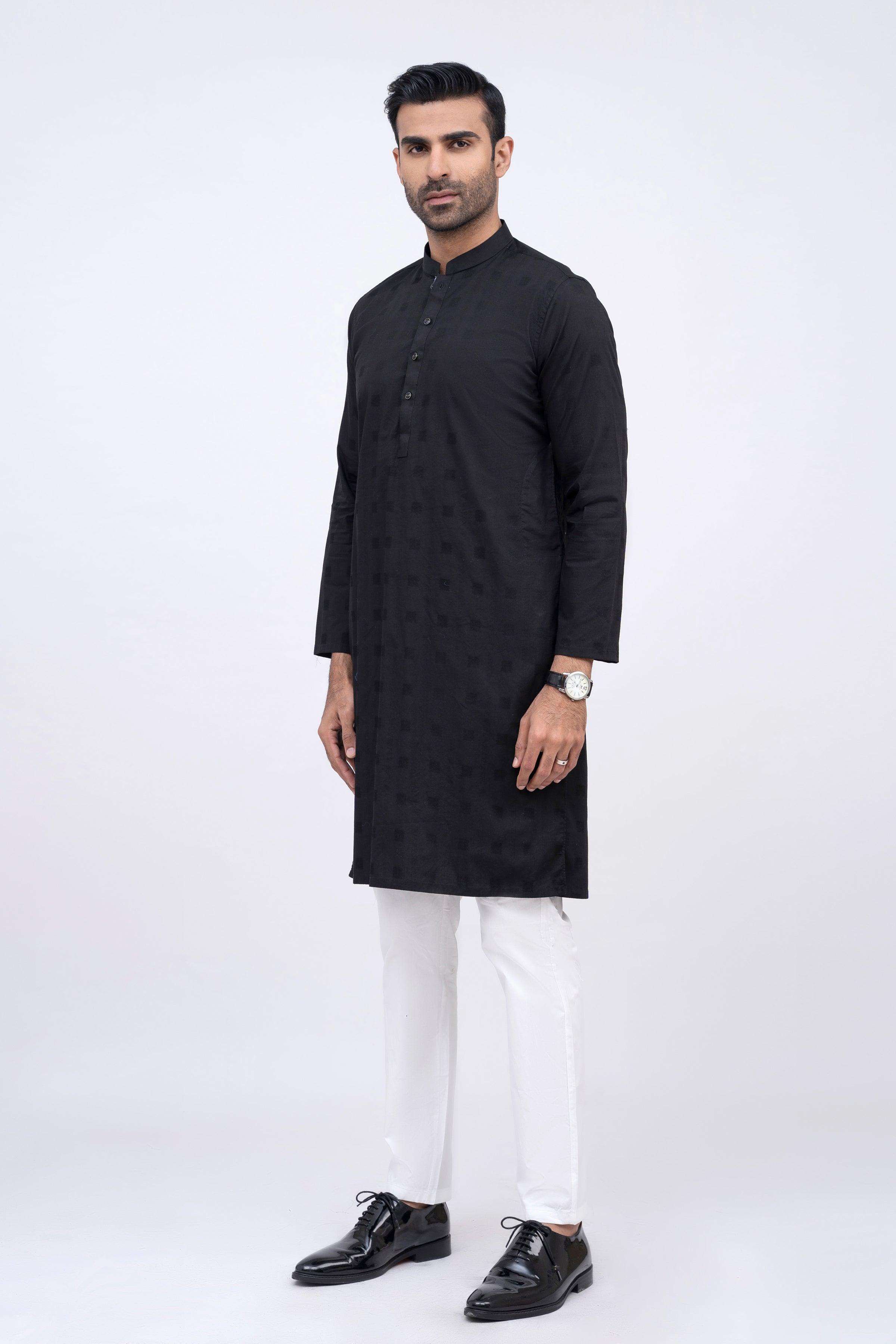KURTA BLACK at Charcoal Clothing