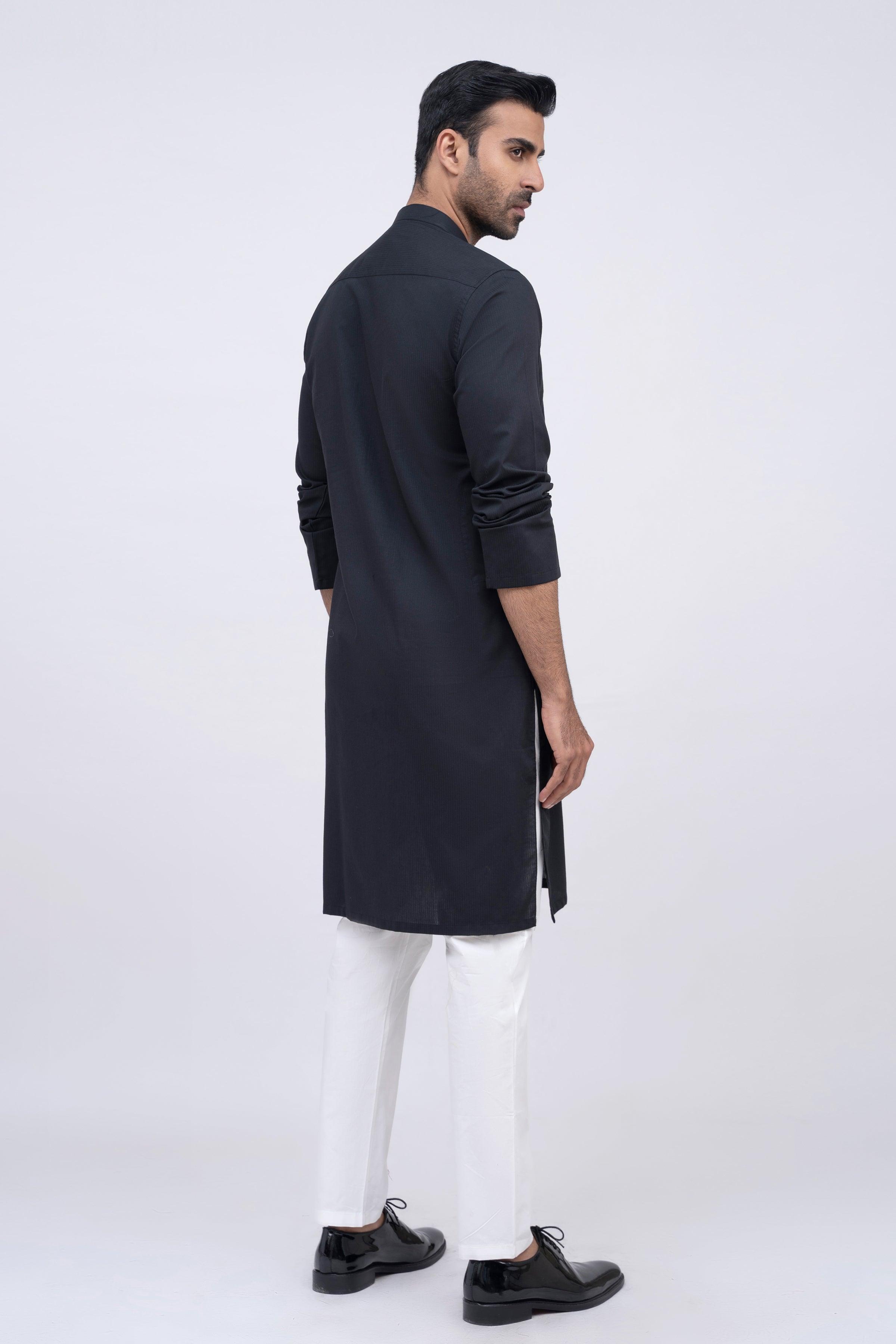 KURTA BLACK at Charcoal Clothing