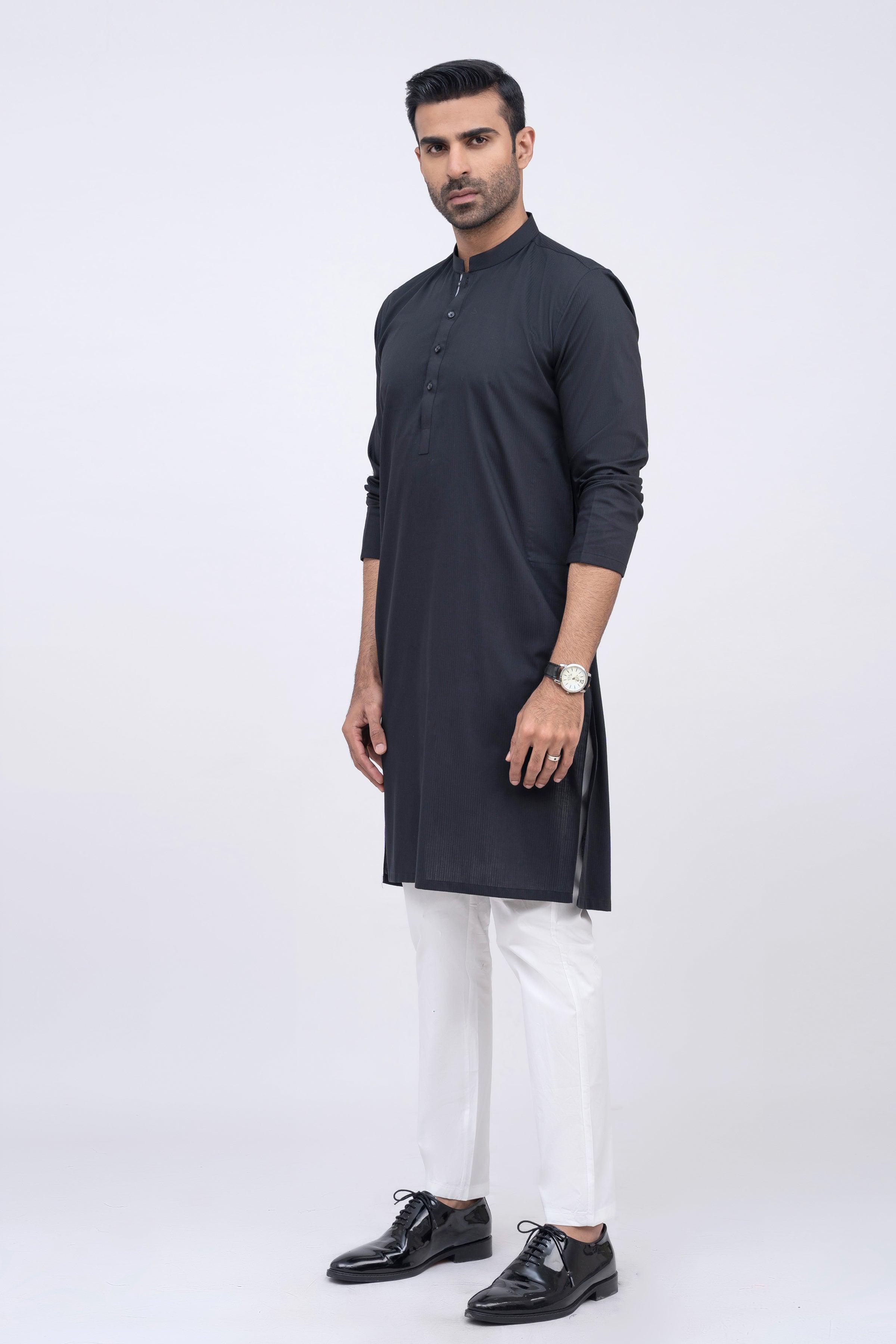 KURTA BLACK at Charcoal Clothing