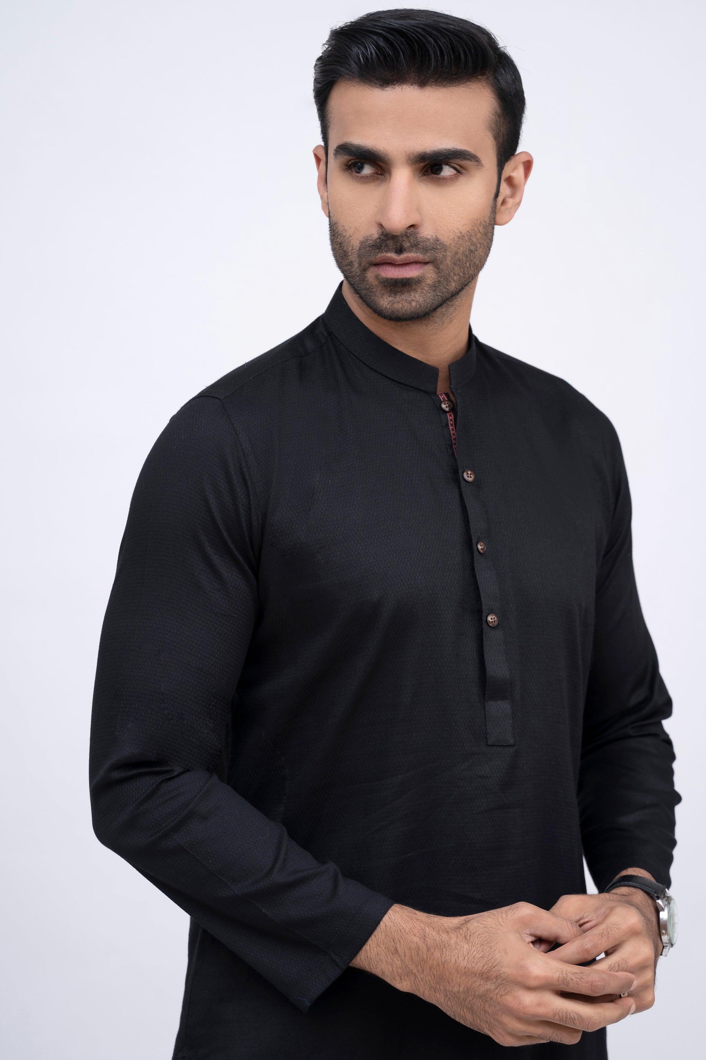 KURTA BLACK at Charcoal Clothing
