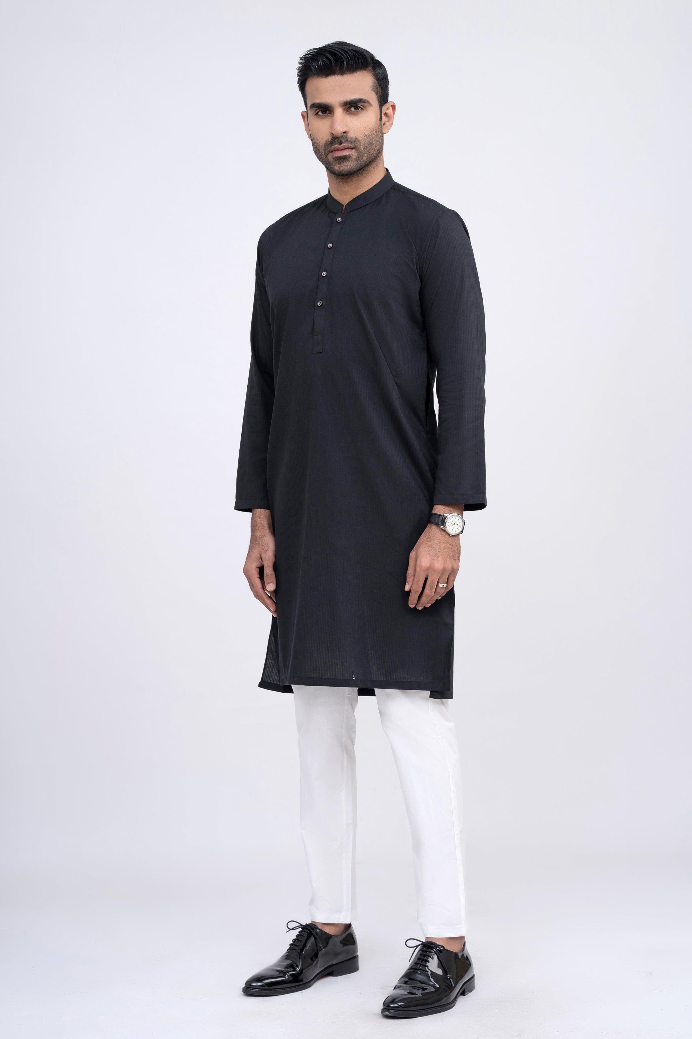 KURTA BLACK at Charcoal Clothing