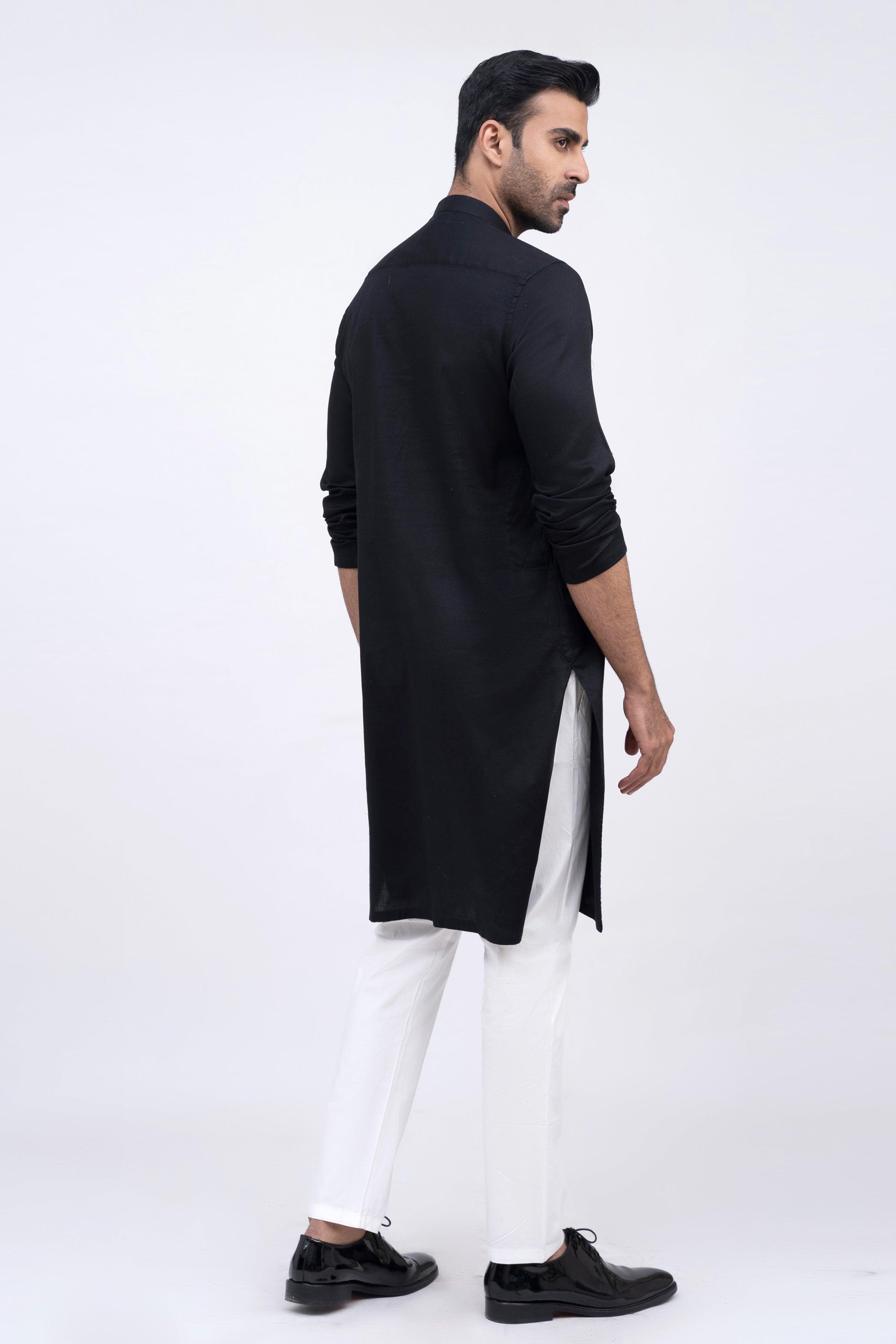KURTA BLACK at Charcoal Clothing