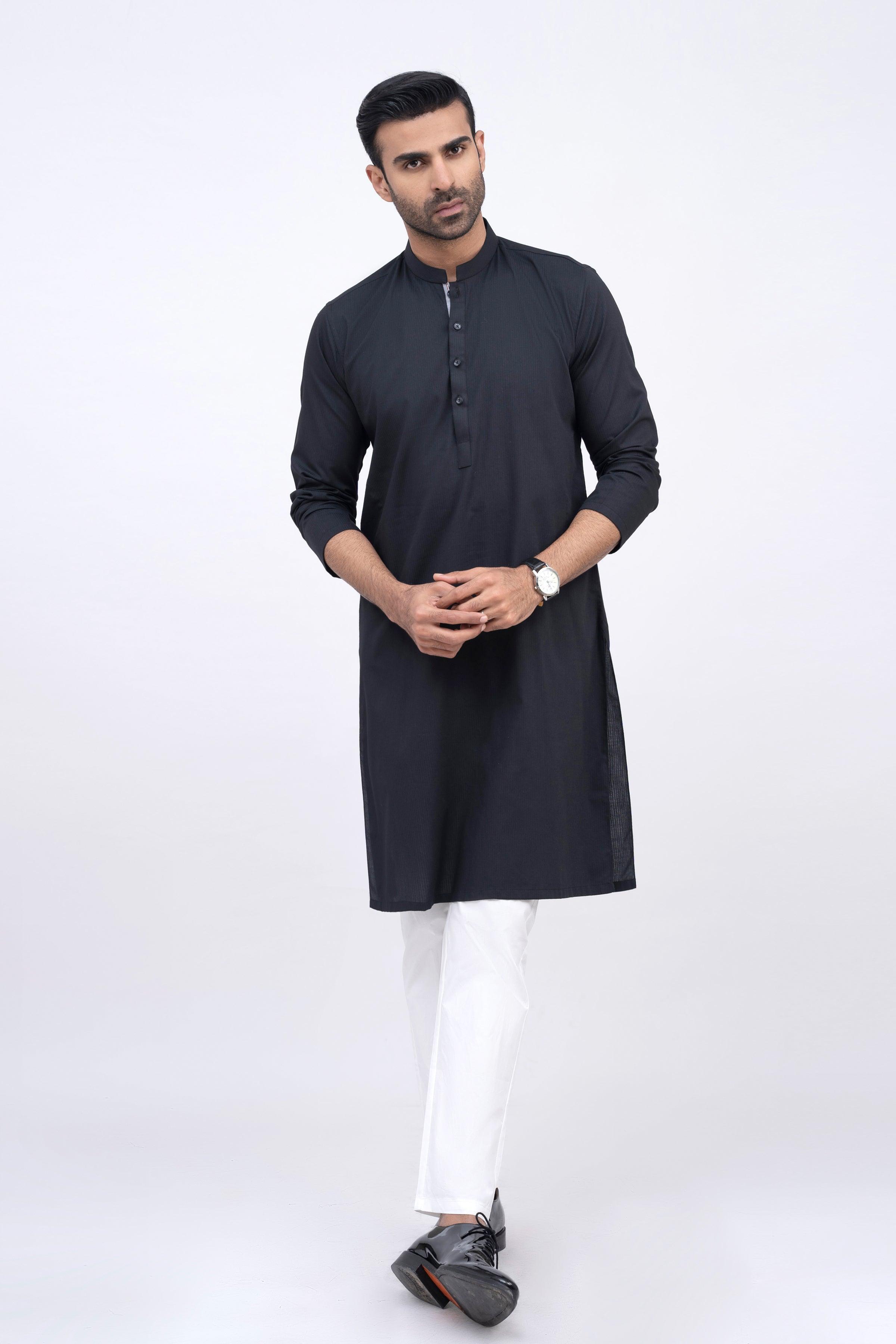 KURTA BLACK at Charcoal Clothing