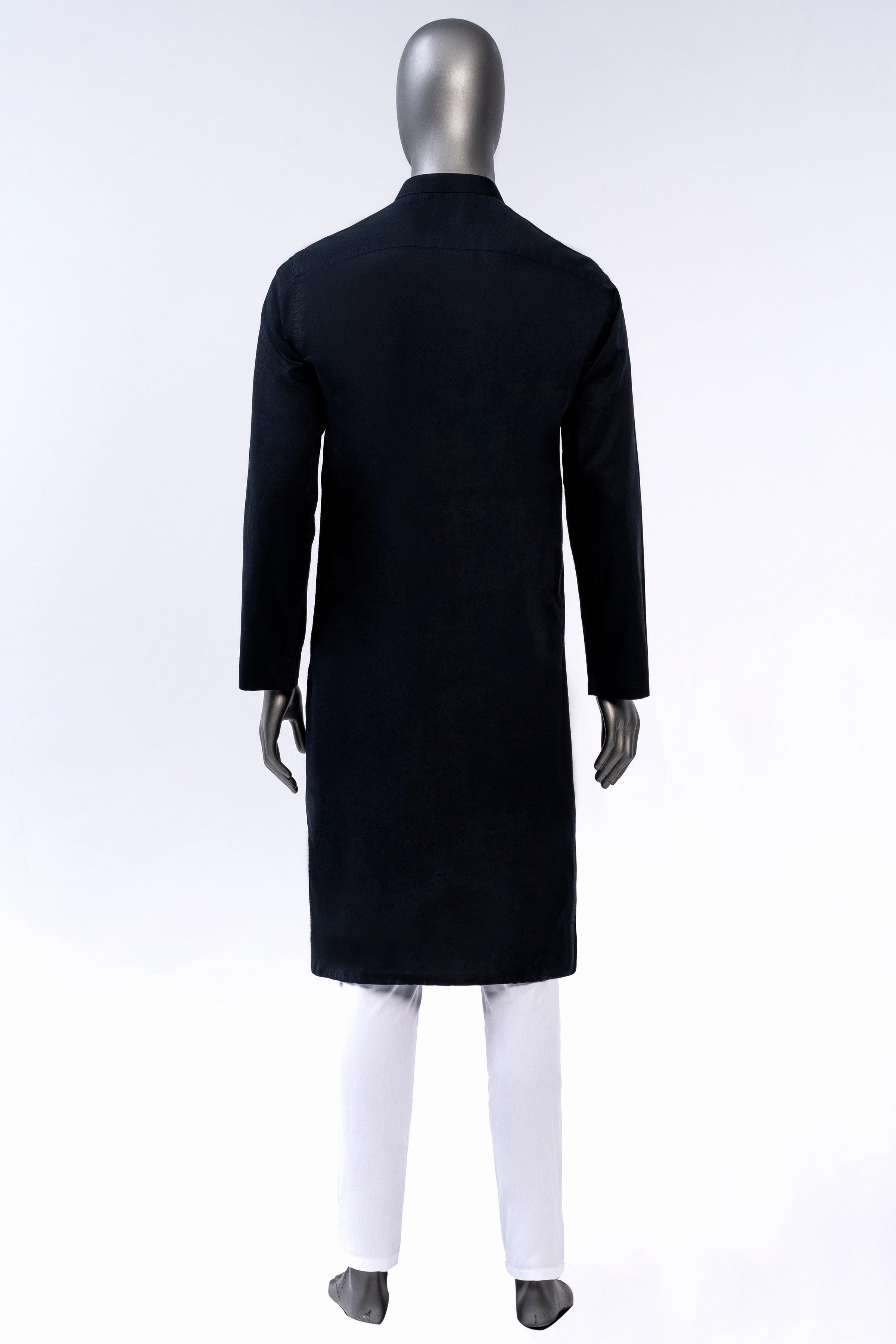 KURTA BLACK at Charcoal Clothing