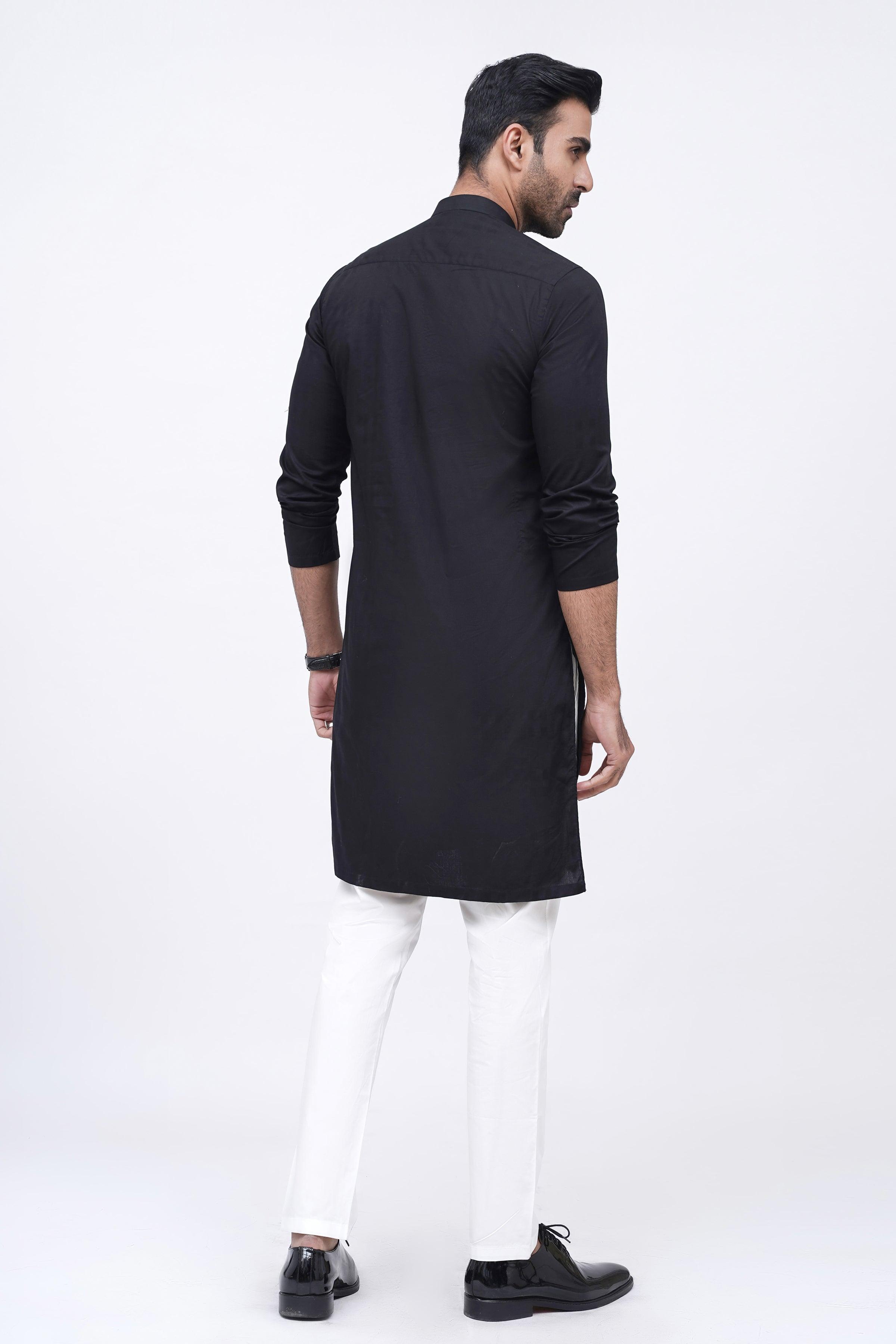 KURTA BLACK at Charcoal Clothing