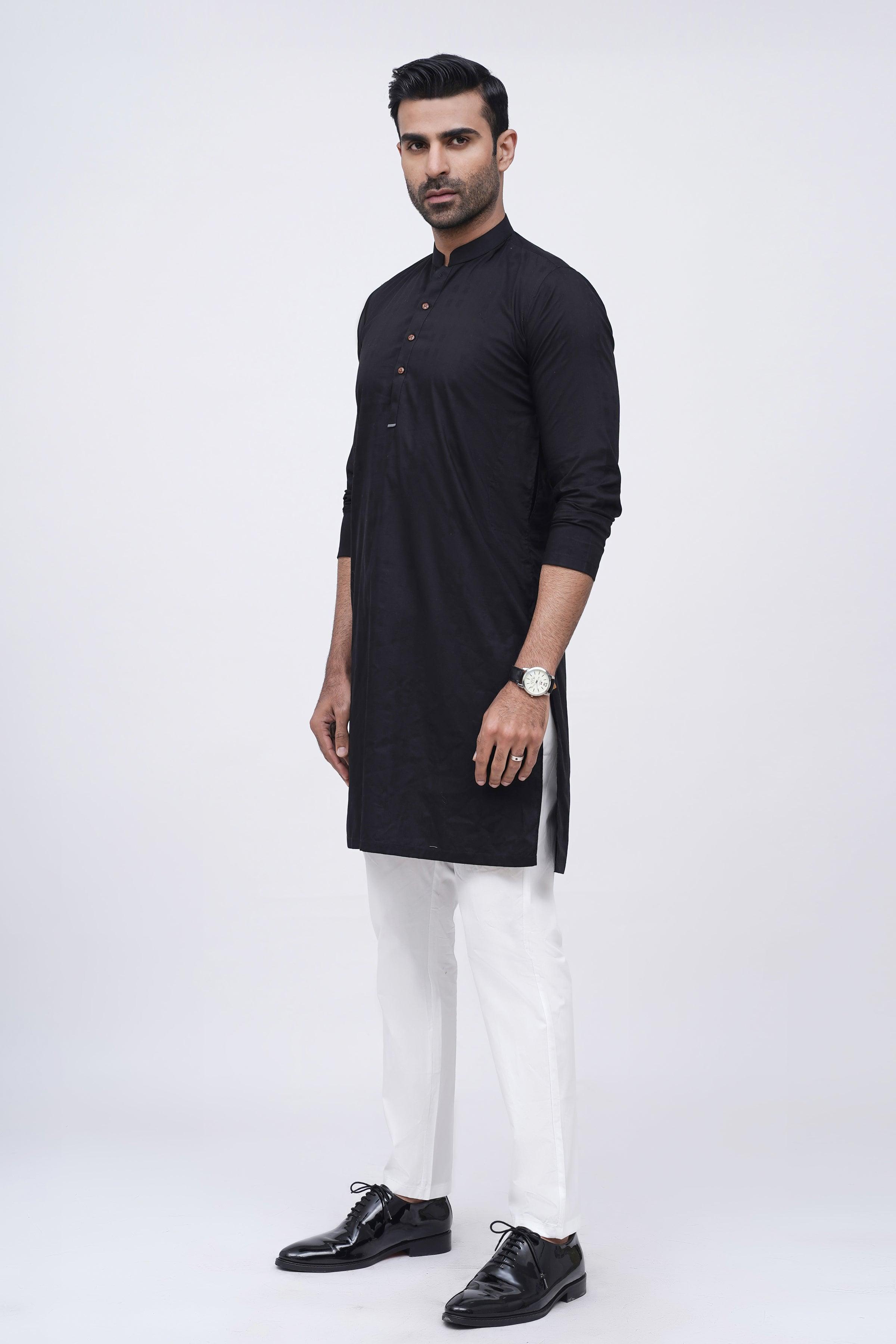 KURTA BLACK at Charcoal Clothing