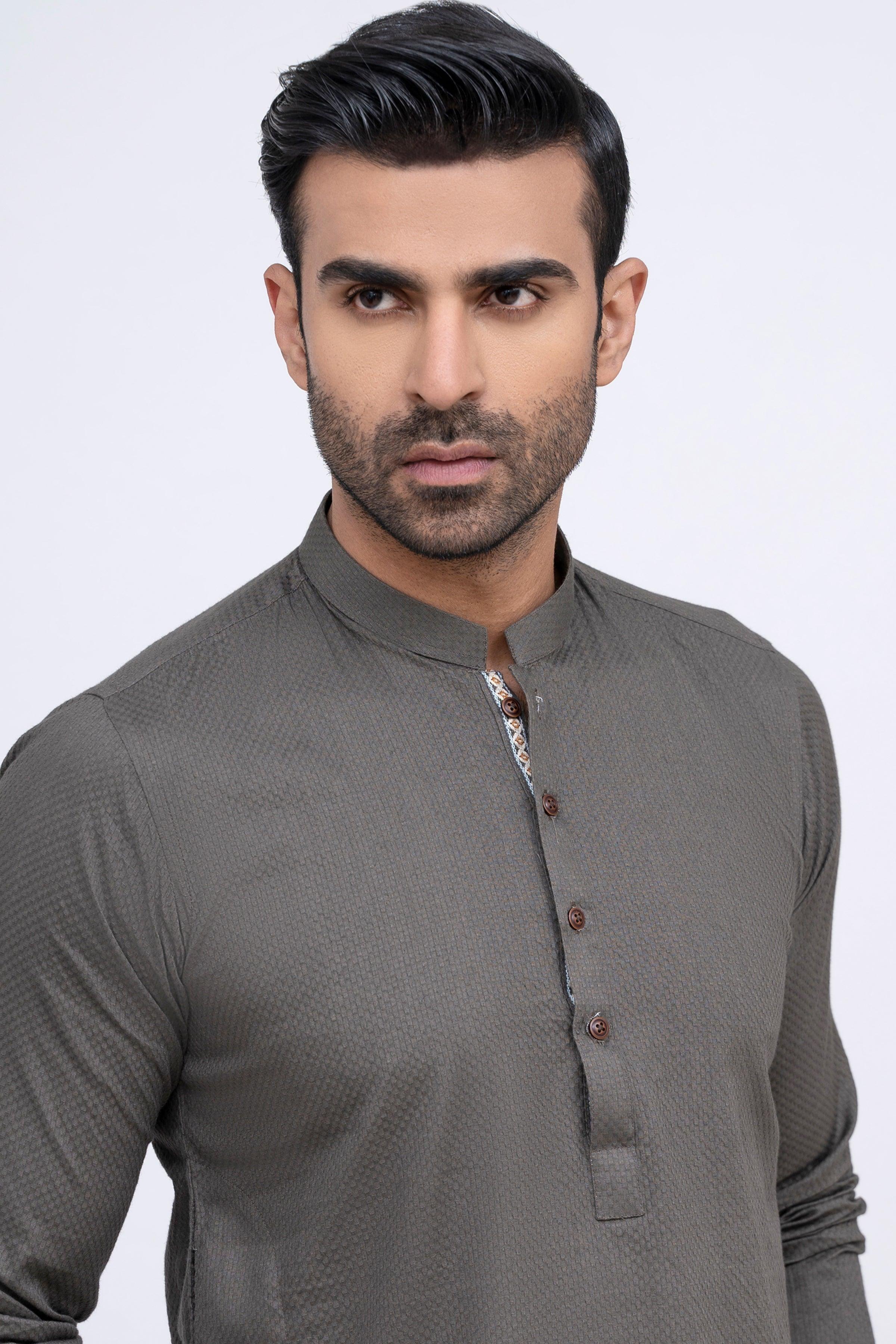 KURTA BROWN at Charcoal Clothing