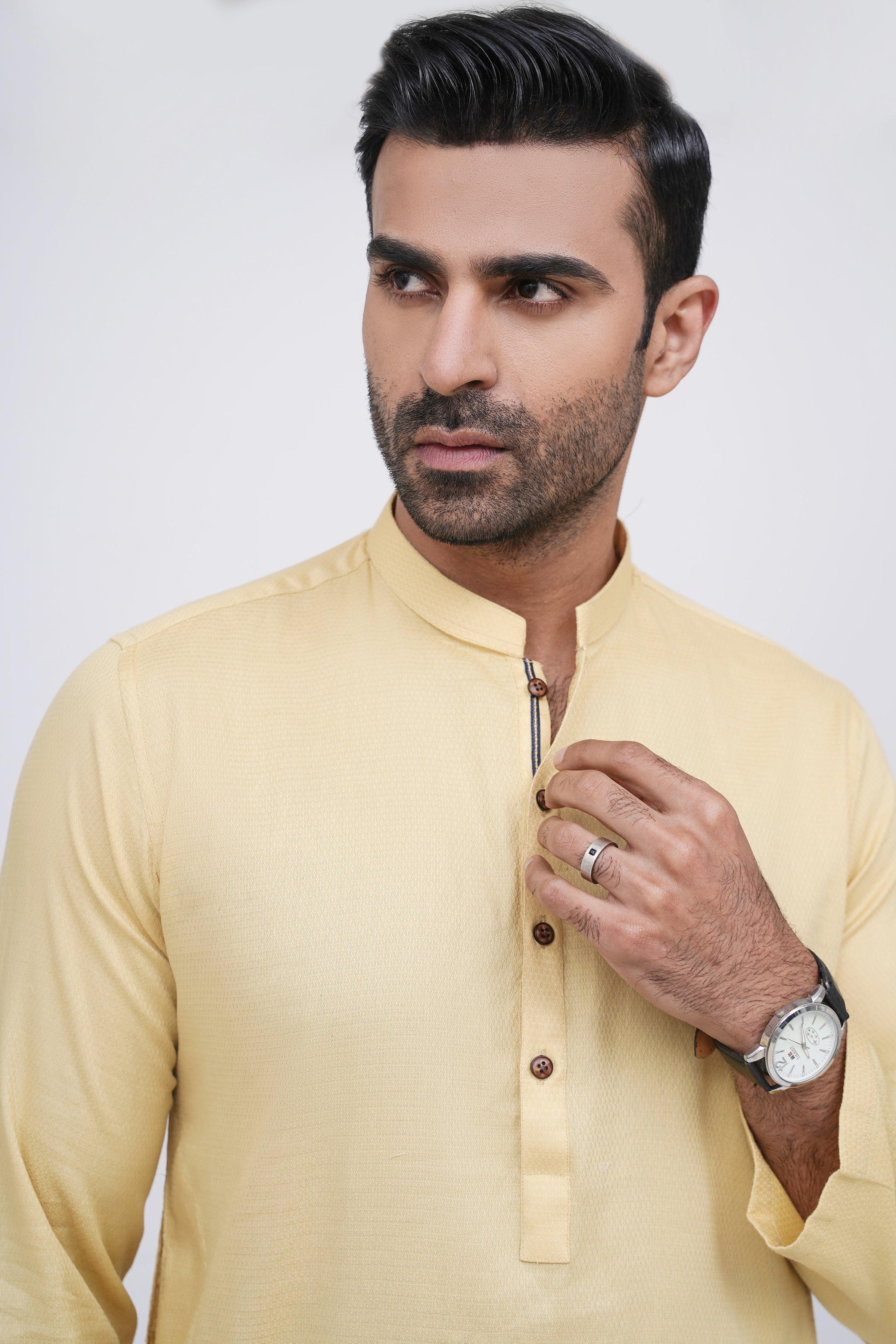 KURTA LEMON at Charcoal Clothing