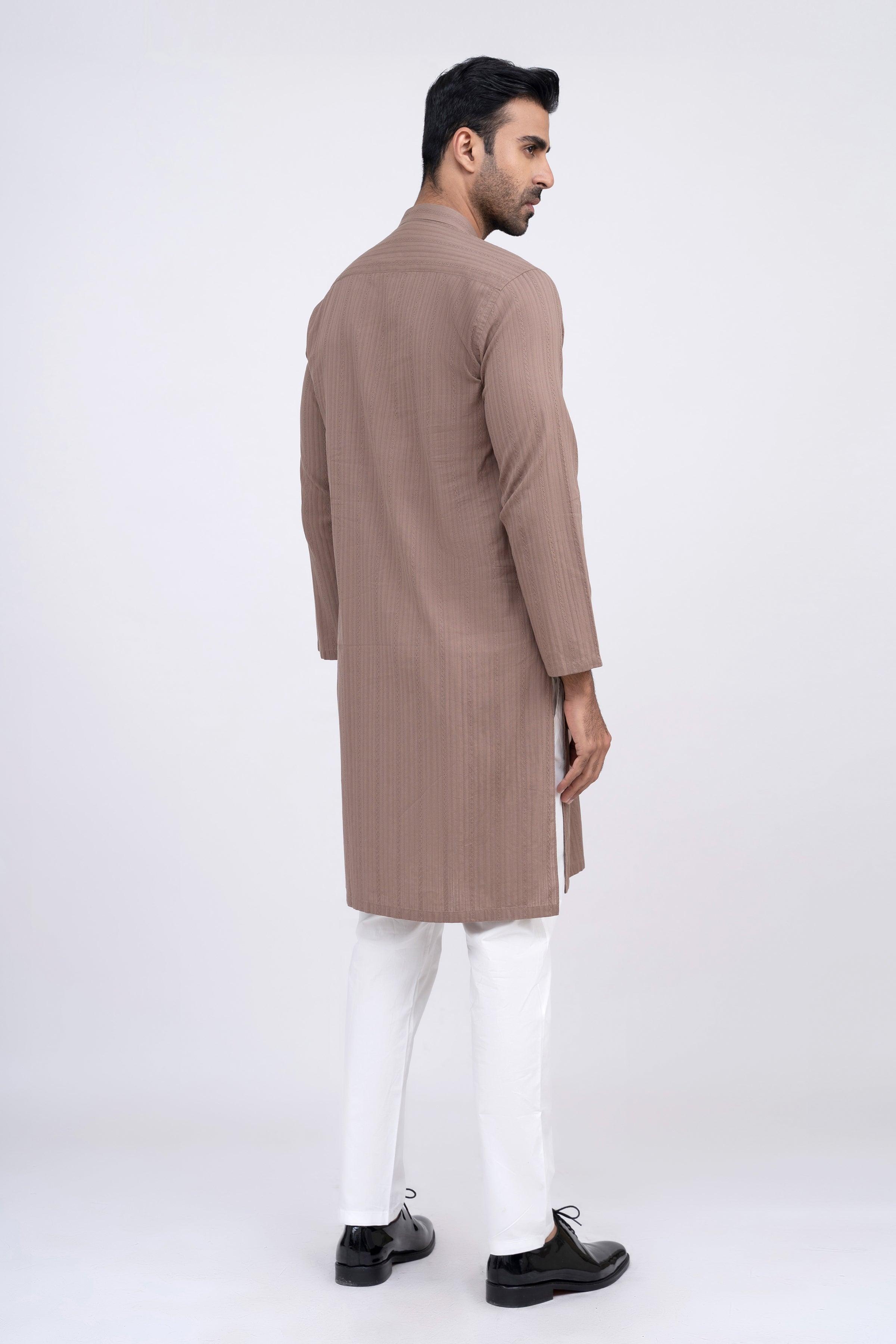 KURTA LIGHT BROWN at Charcoal Clothing
