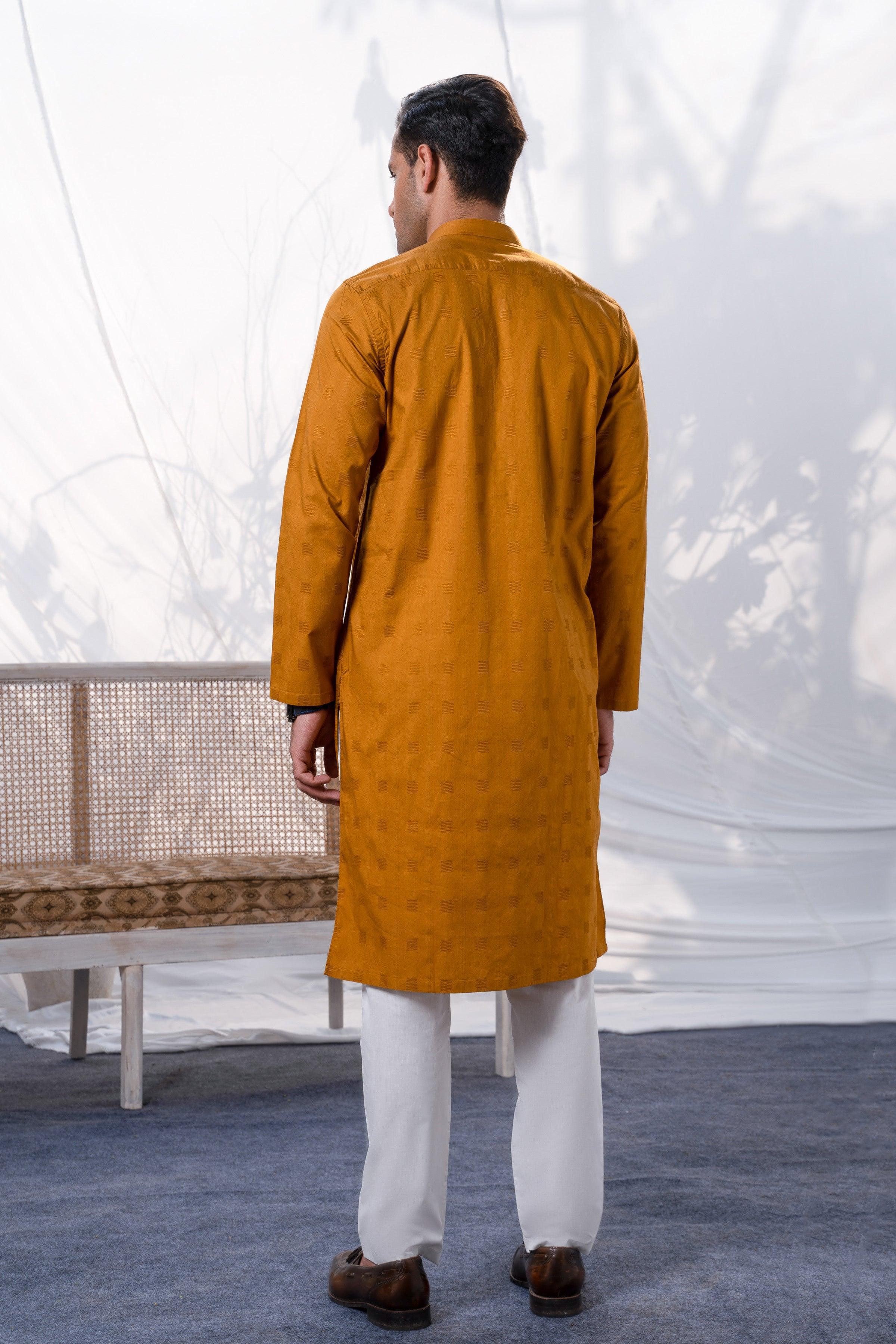 KURTA MUSTARD at Charcoal Clothing
