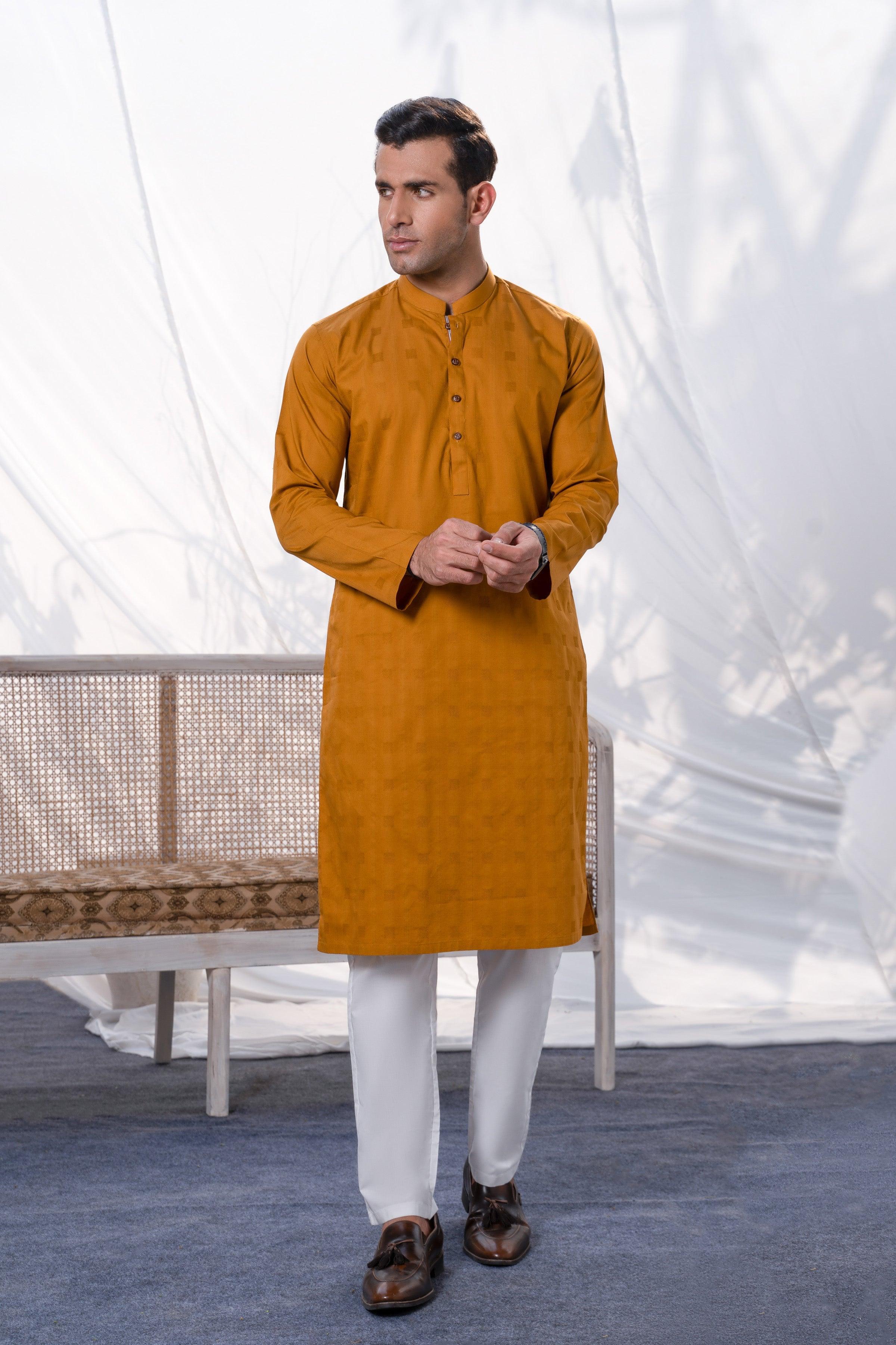 KURTA MUSTARD at Charcoal Clothing