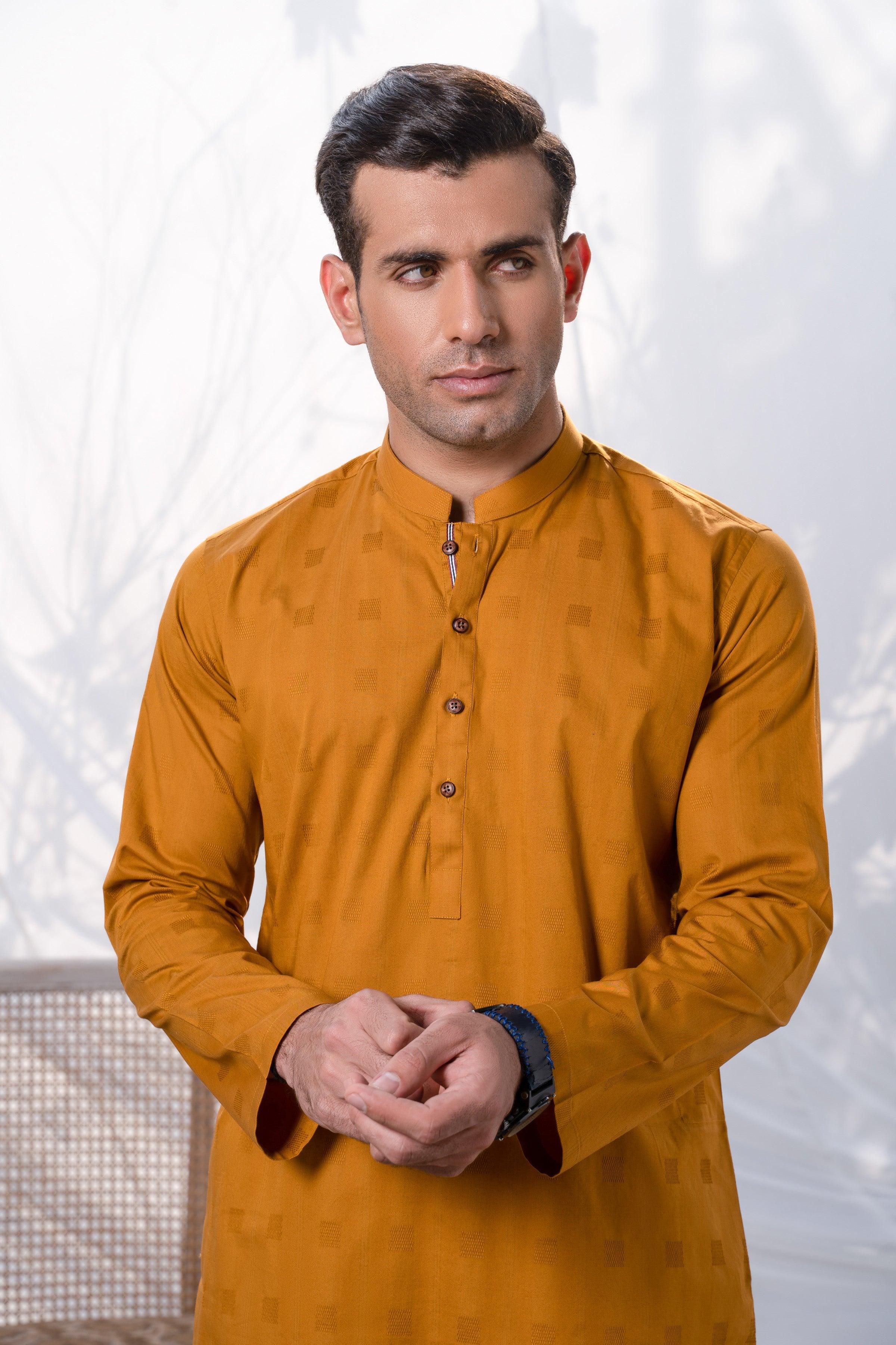 KURTA MUSTARD at Charcoal Clothing