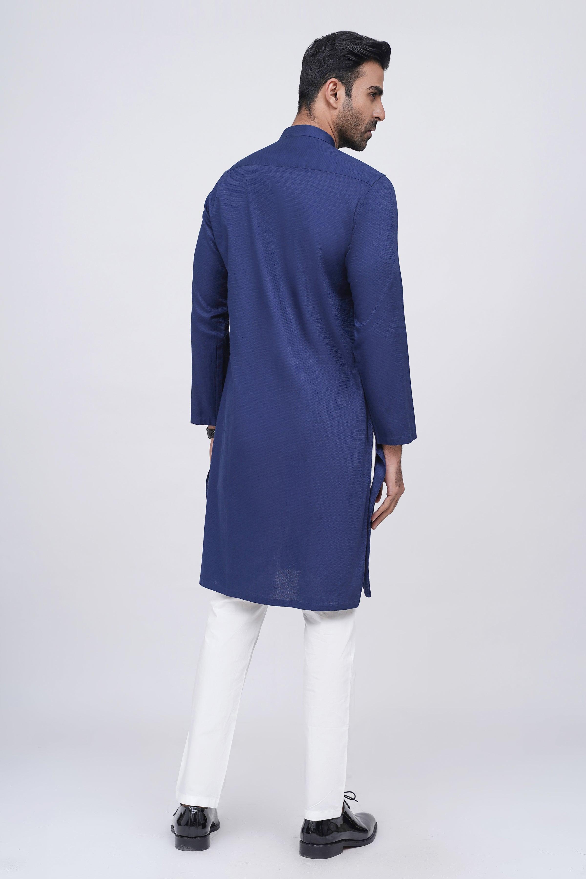 KURTA NAVY at Charcoal Clothing