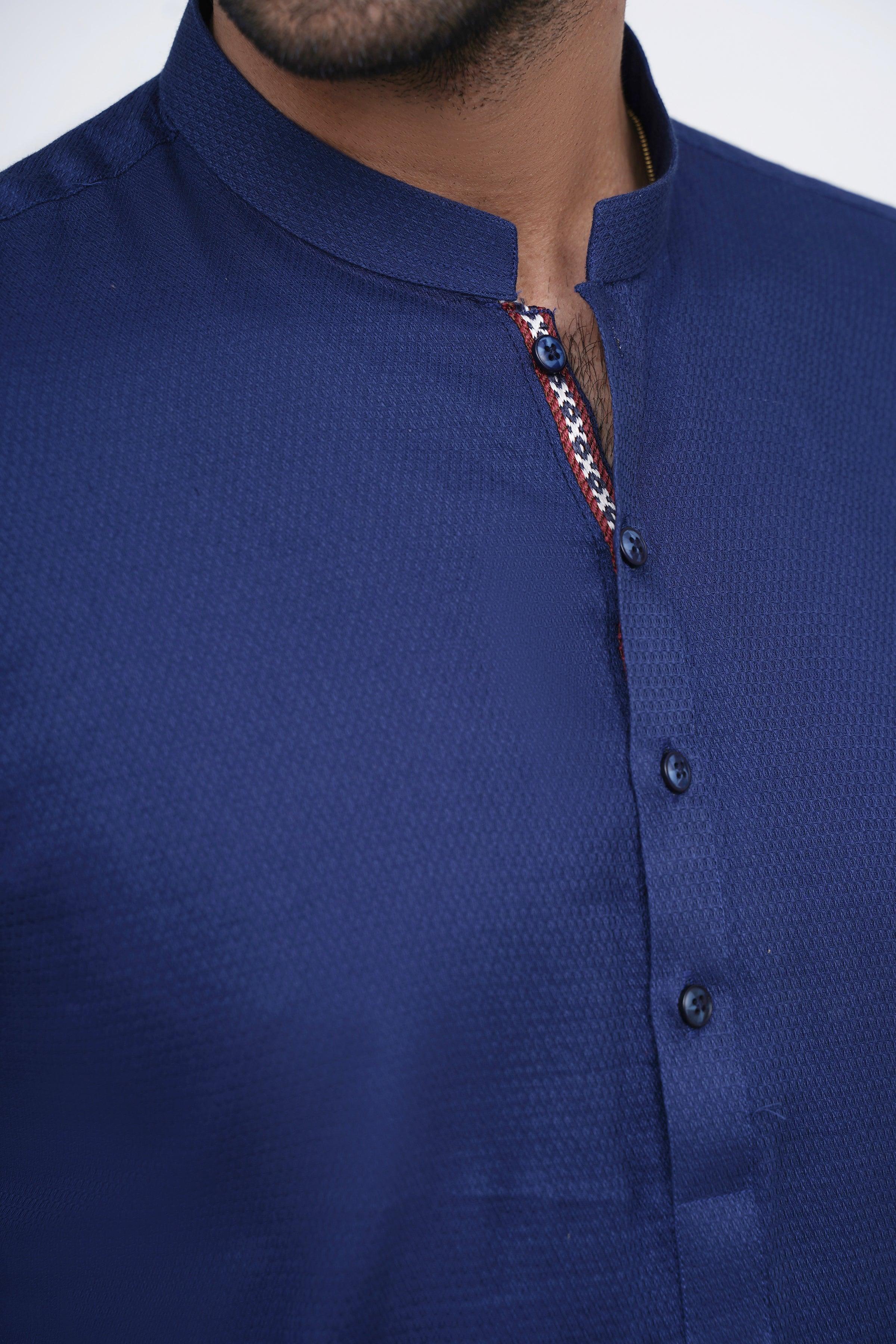 KURTA NAVY at Charcoal Clothing