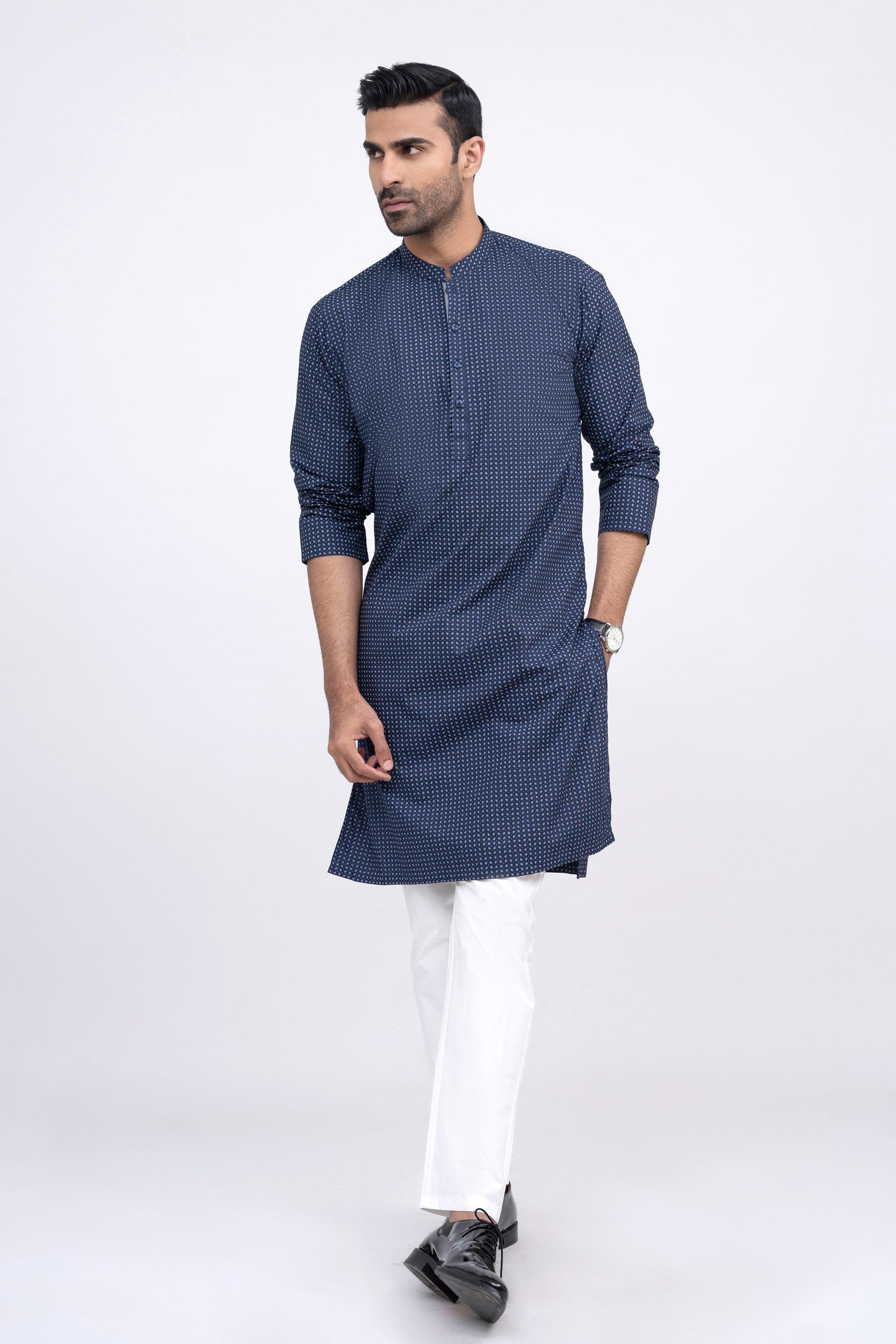 KURTA NAVY at Charcoal Clothing