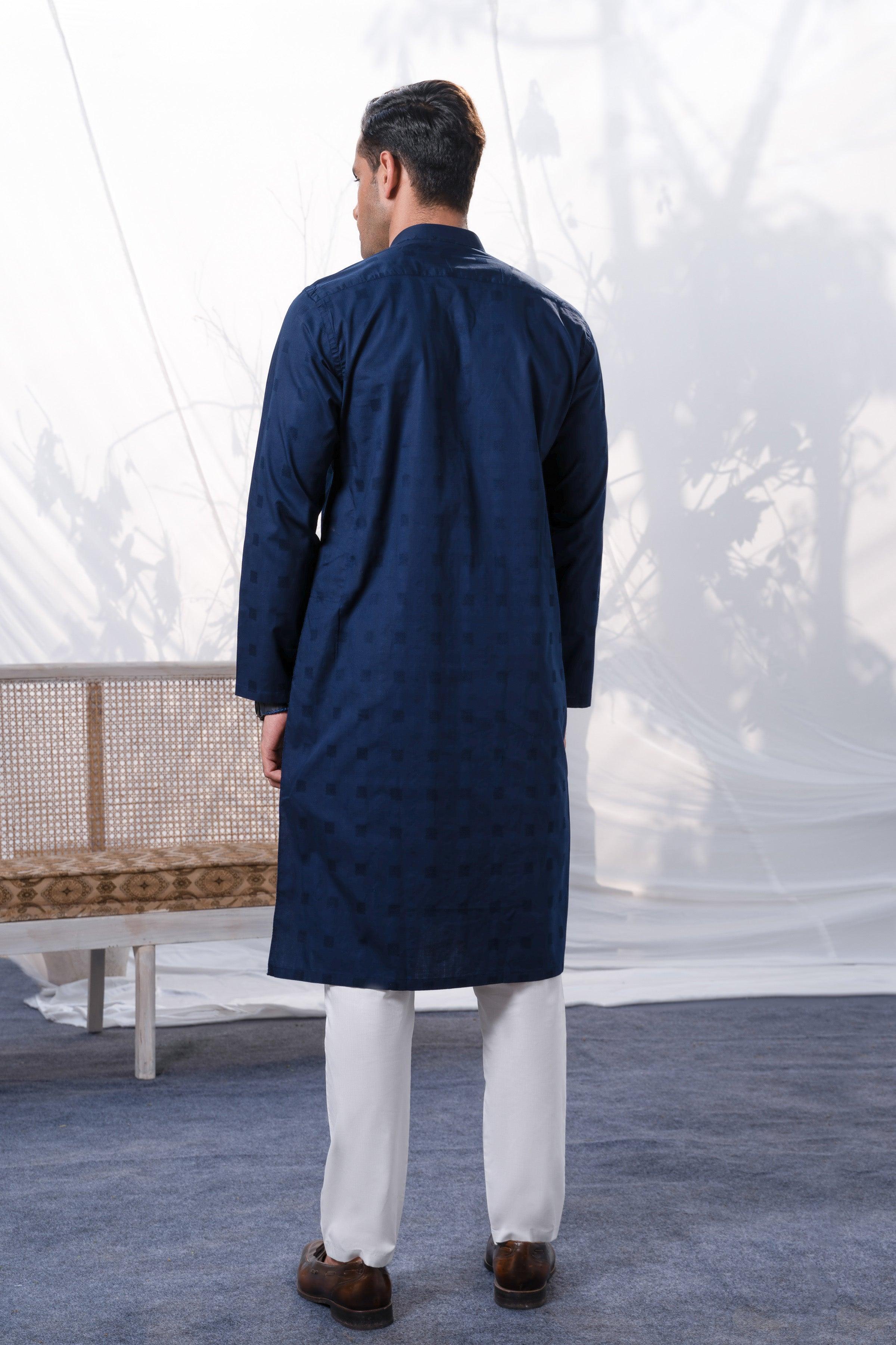 KURTA NAVY at Charcoal Clothing