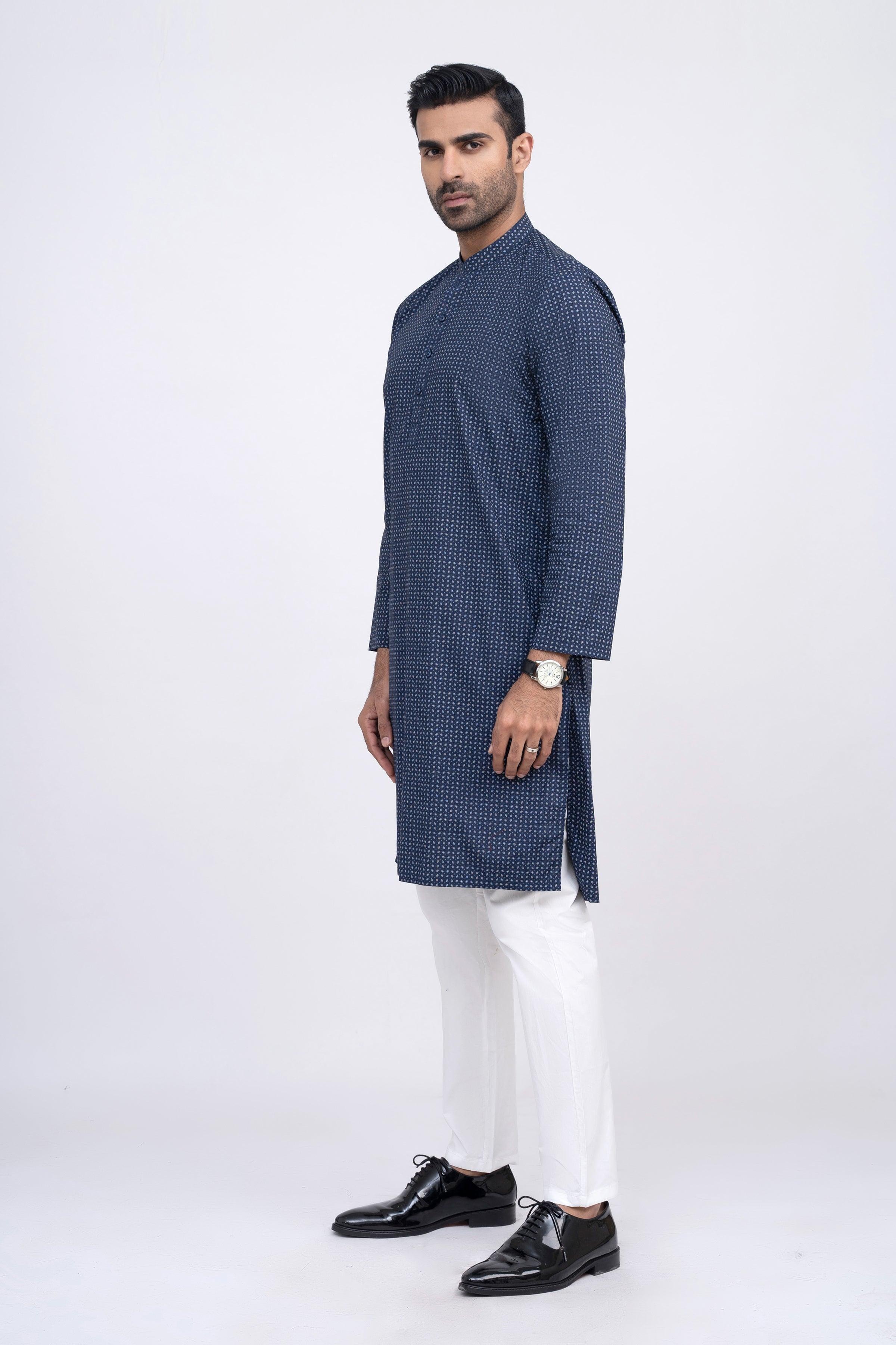 KURTA NAVY at Charcoal Clothing