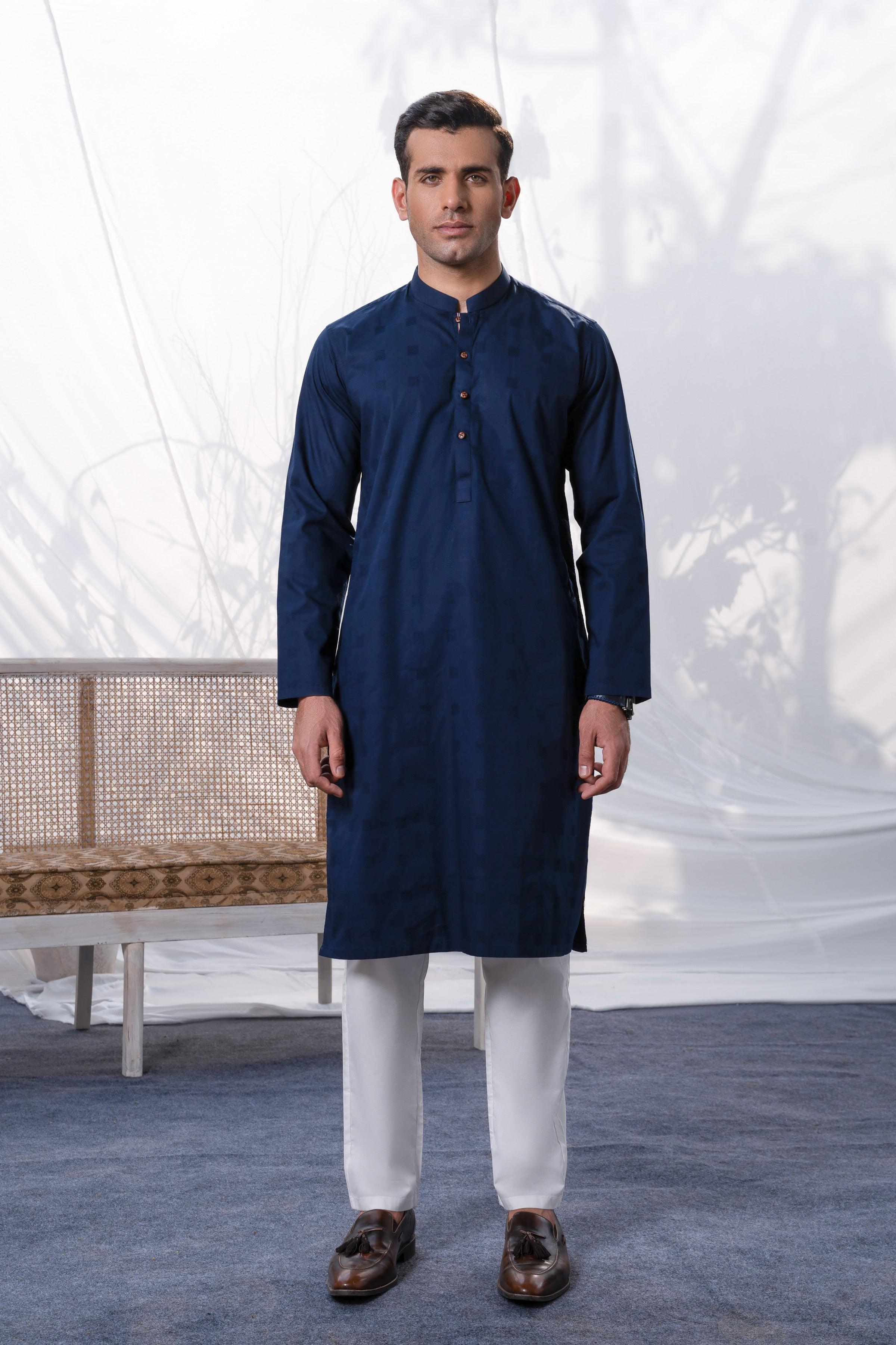 KURTA NAVY at Charcoal Clothing