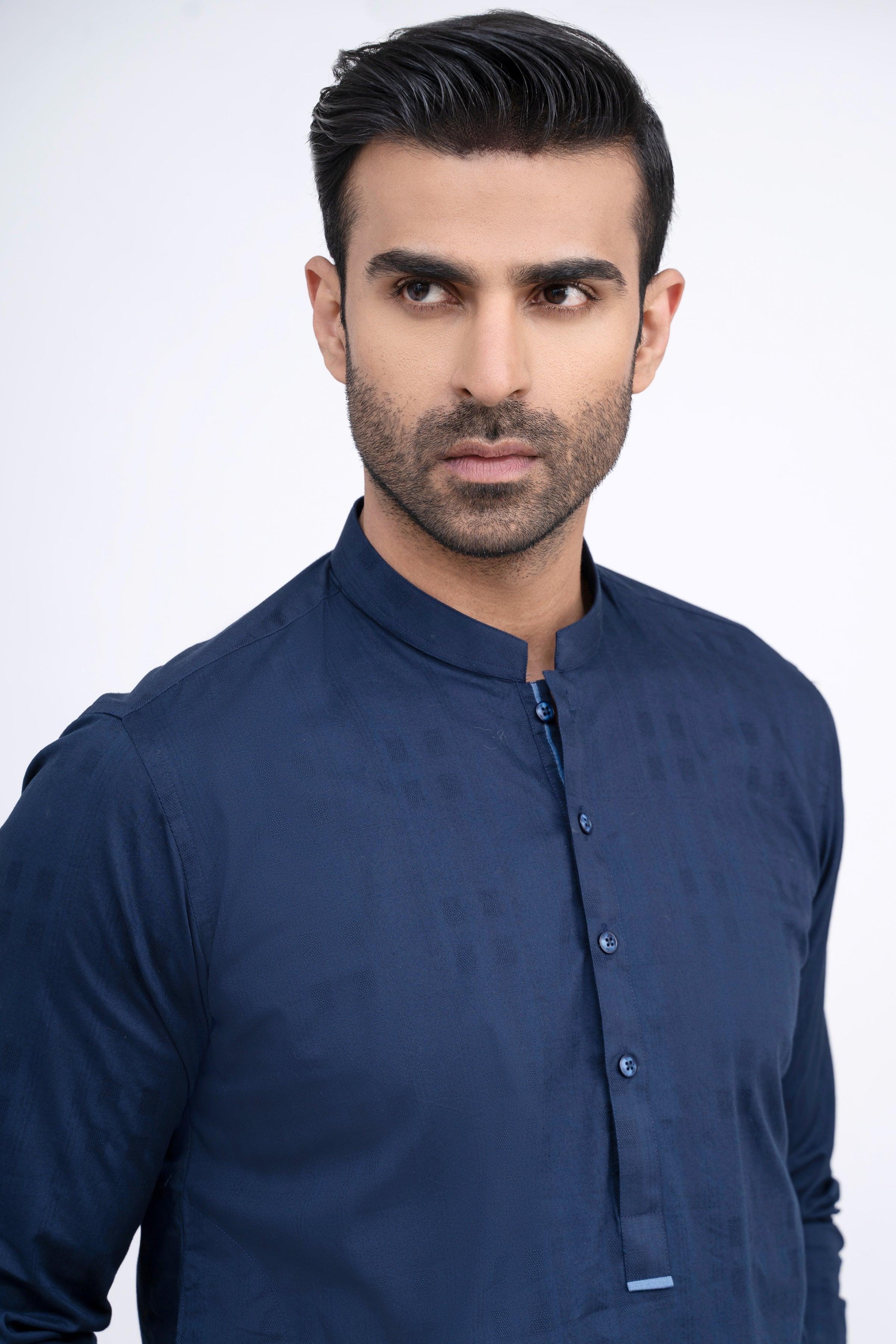 KURTA NAVY at Charcoal Clothing