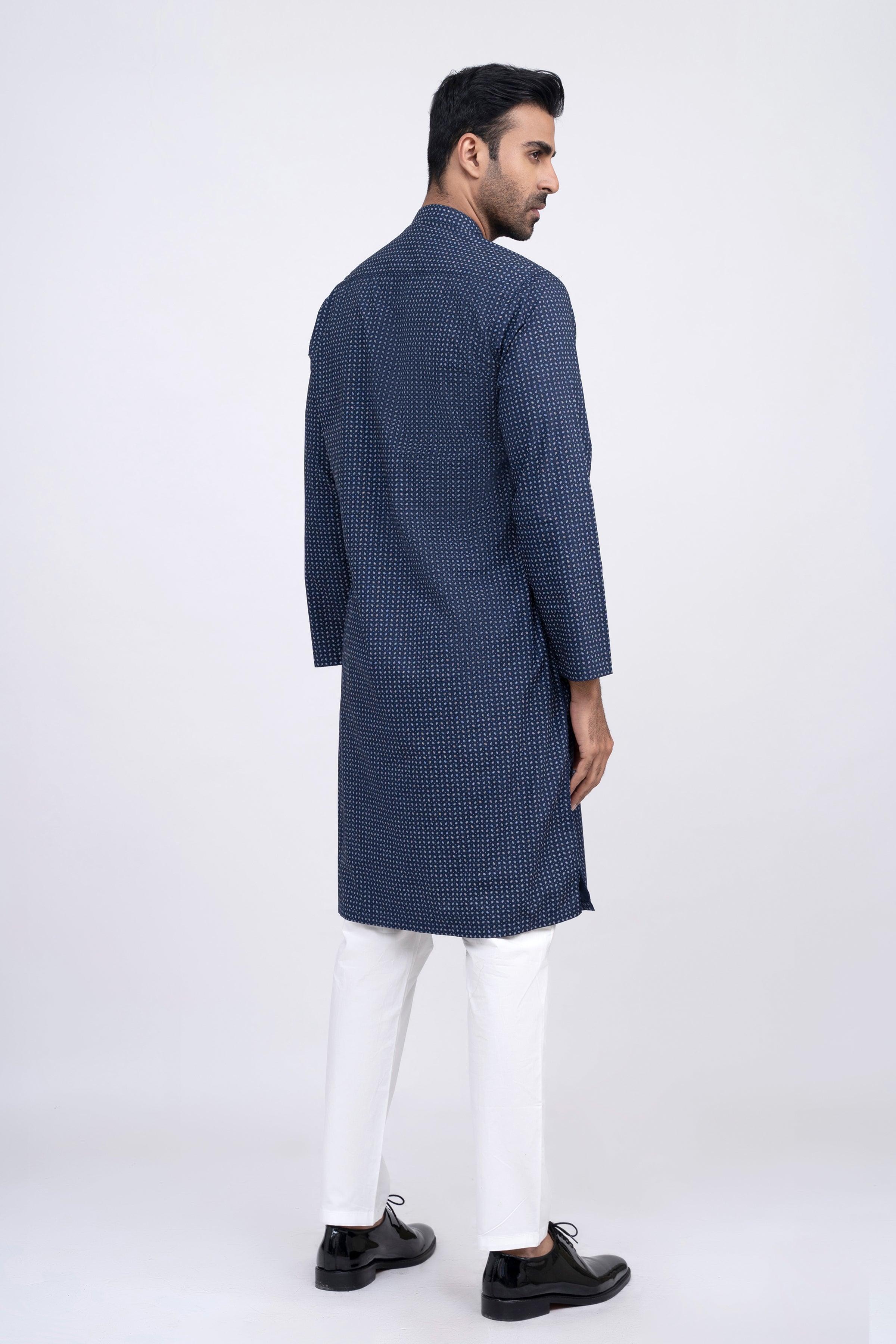 KURTA NAVY at Charcoal Clothing