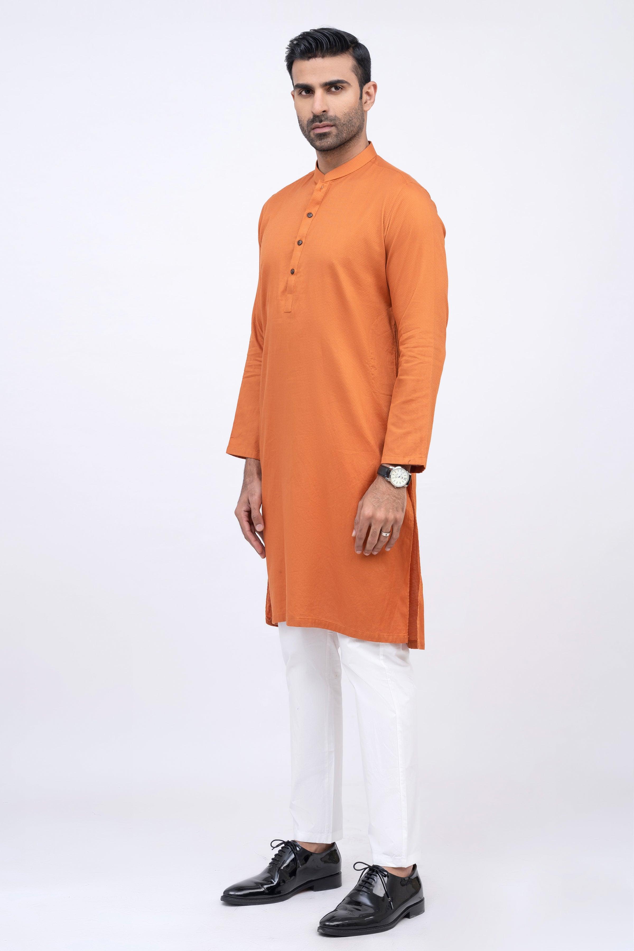 KURTA ORANGE at Charcoal Clothing