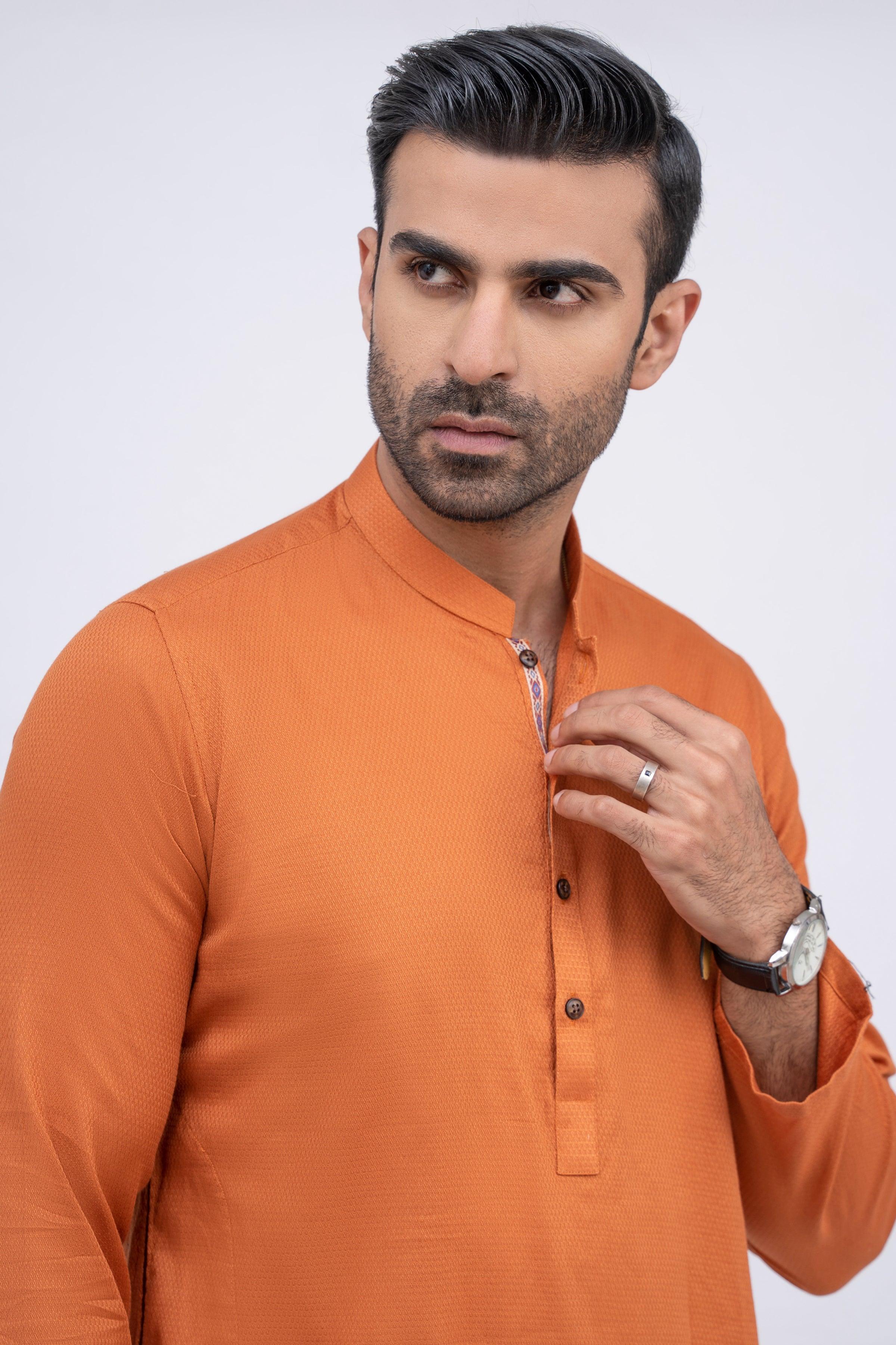 KURTA ORANGE at Charcoal Clothing