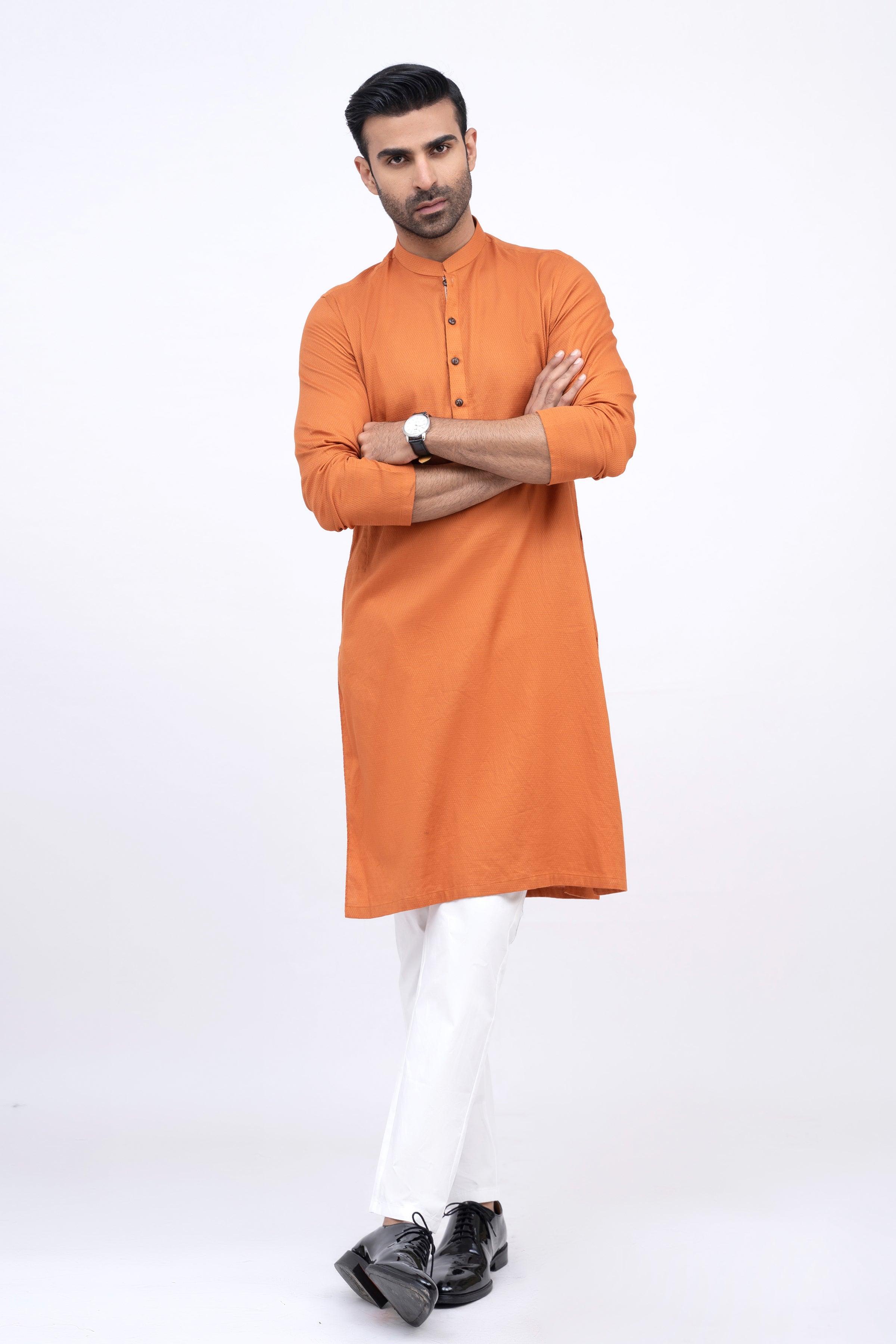 KURTA ORANGE at Charcoal Clothing