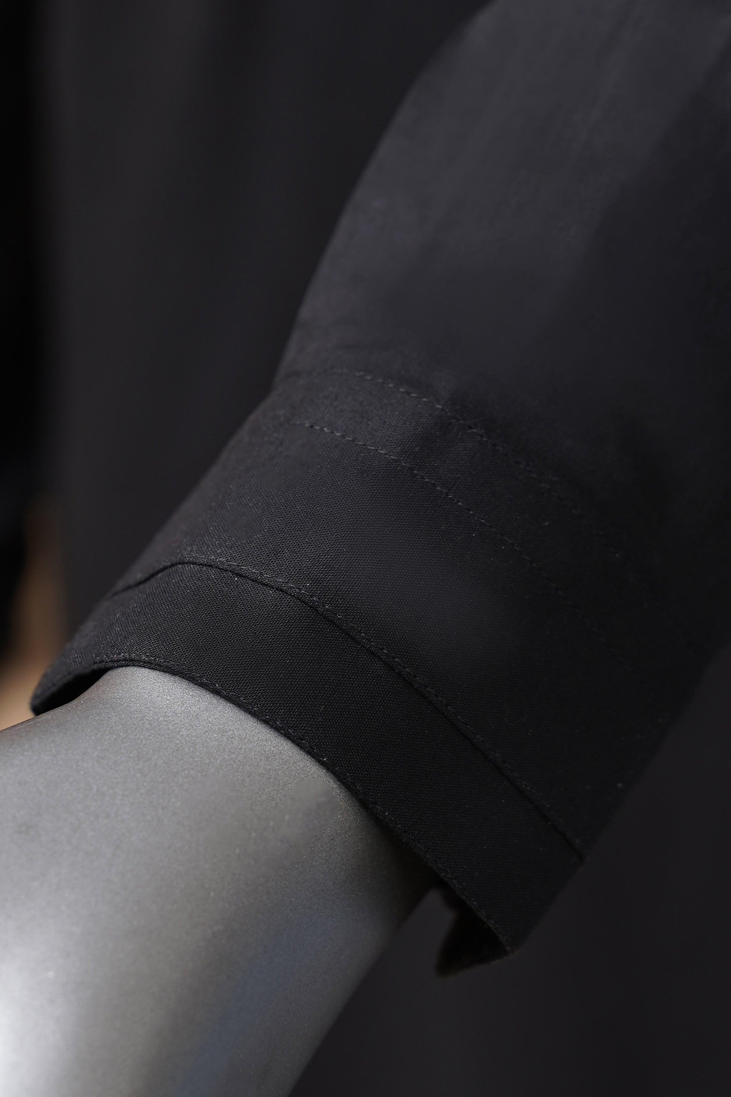 KURTA PAJAMA BLACK at Charcoal Clothing