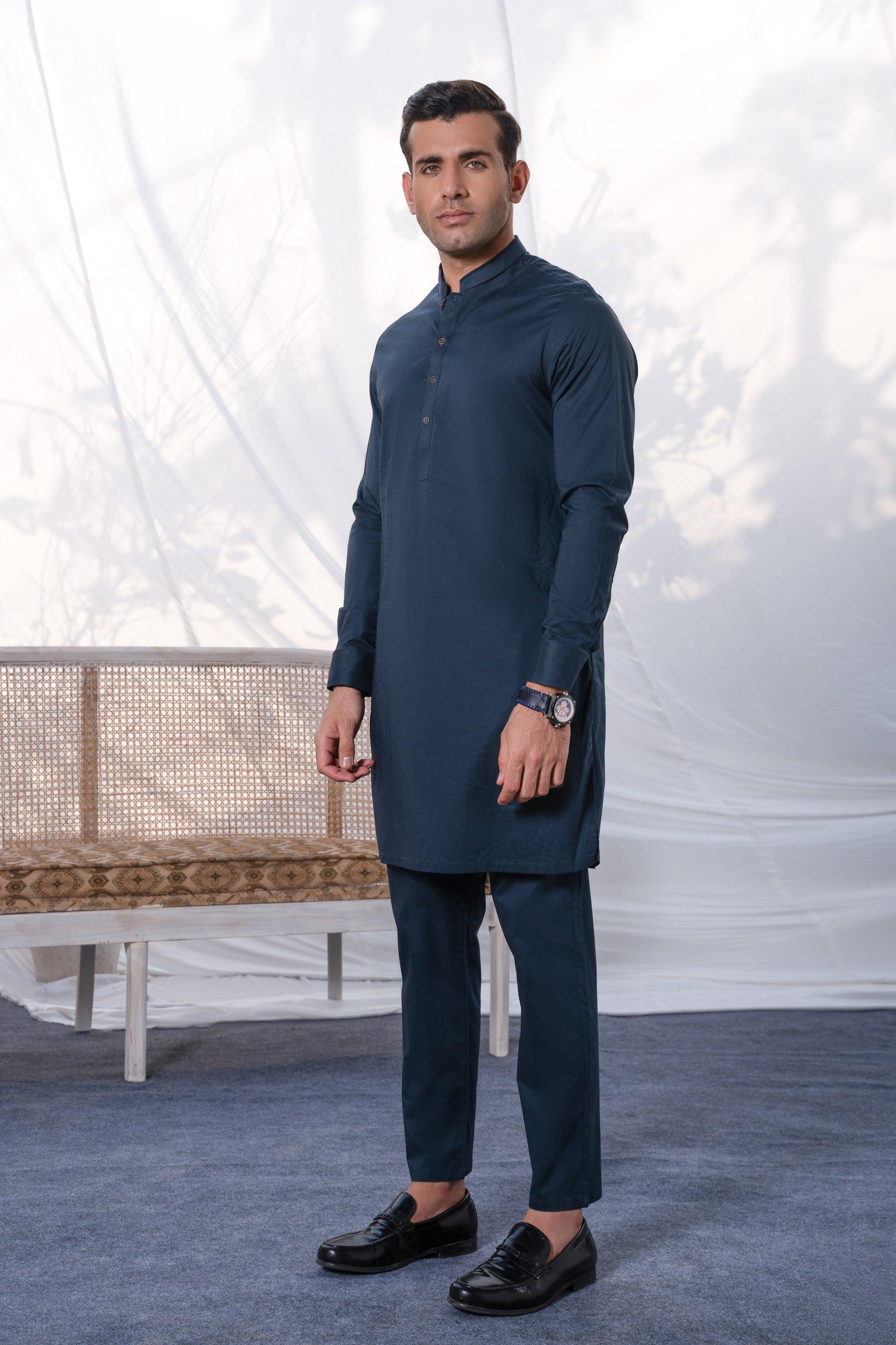 KURTA PAJAMA FOREST GREEN at Charcoal Clothing