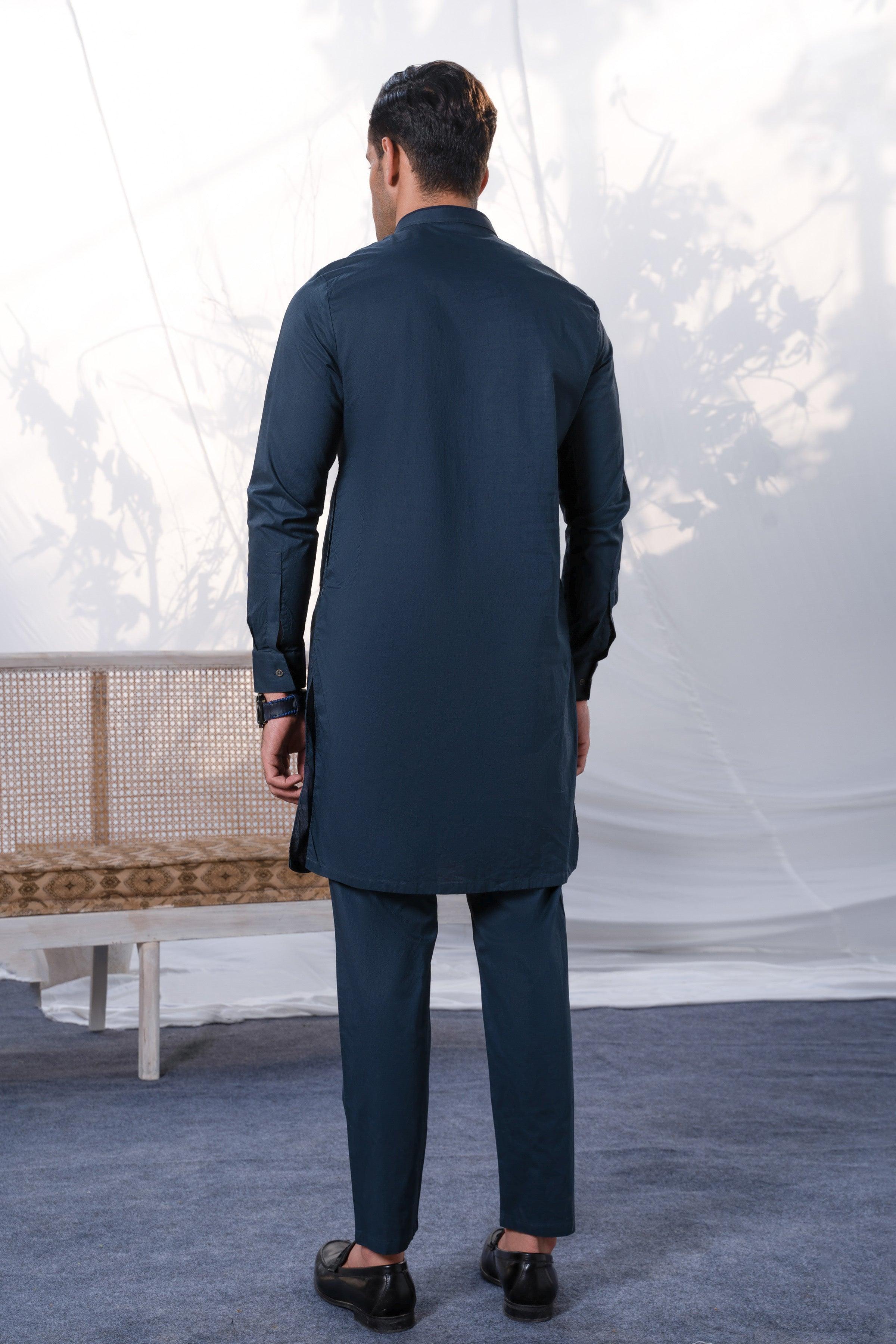 KURTA PAJAMA FOREST GREEN at Charcoal Clothing