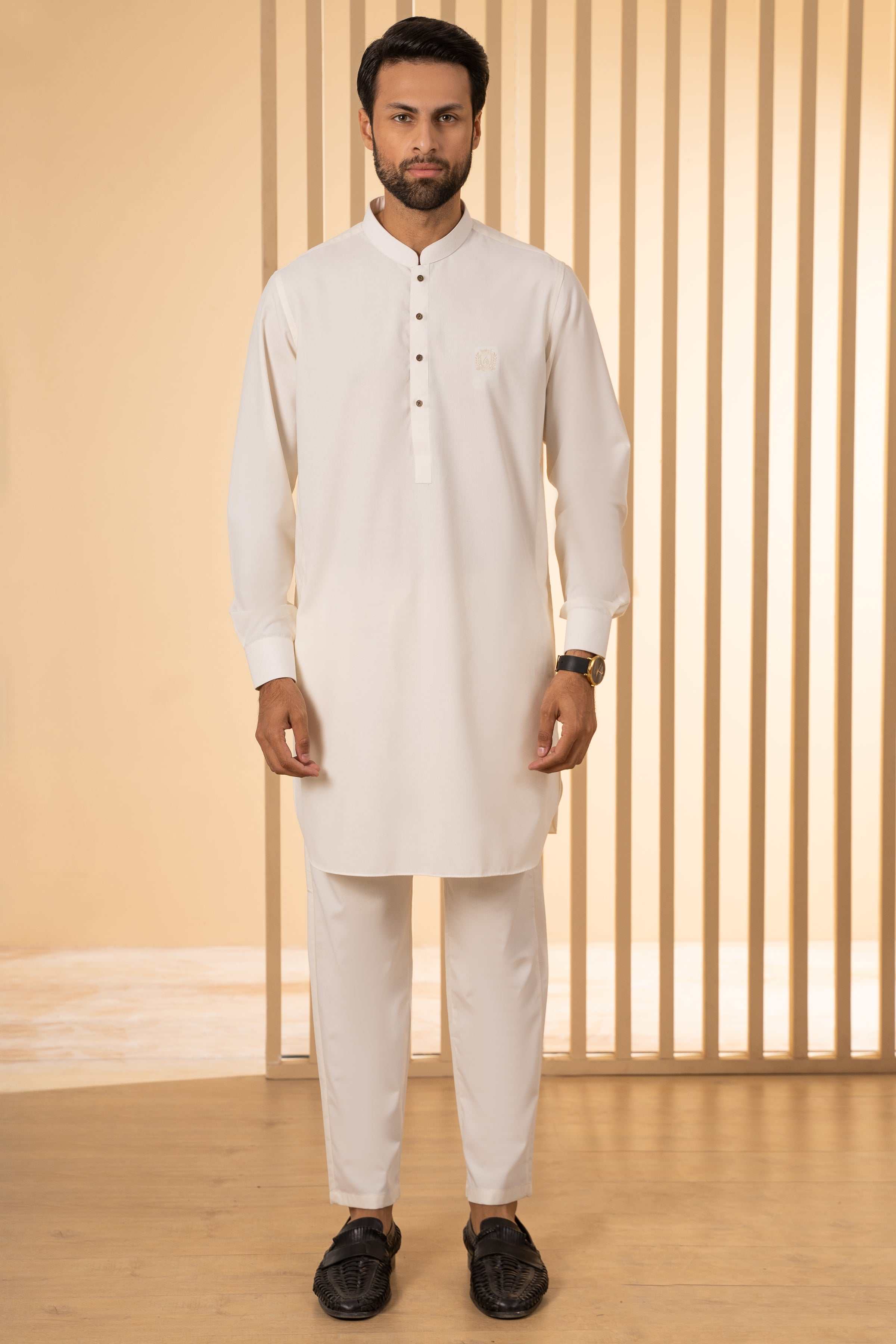 KURTA PAJAMA OFF WHITE at Charcoal Clothing