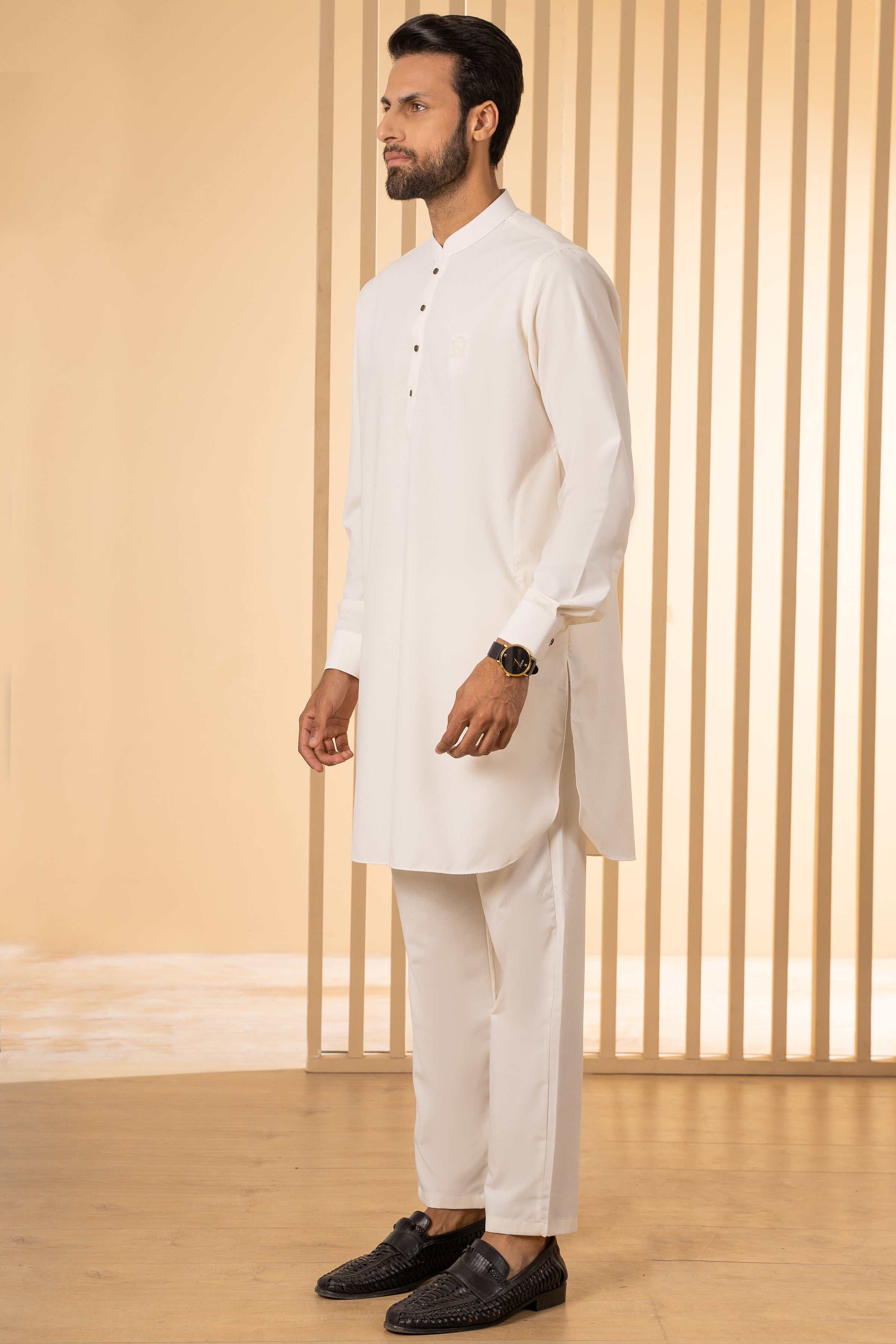 KURTA PAJAMA OFF WHITE at Charcoal Clothing