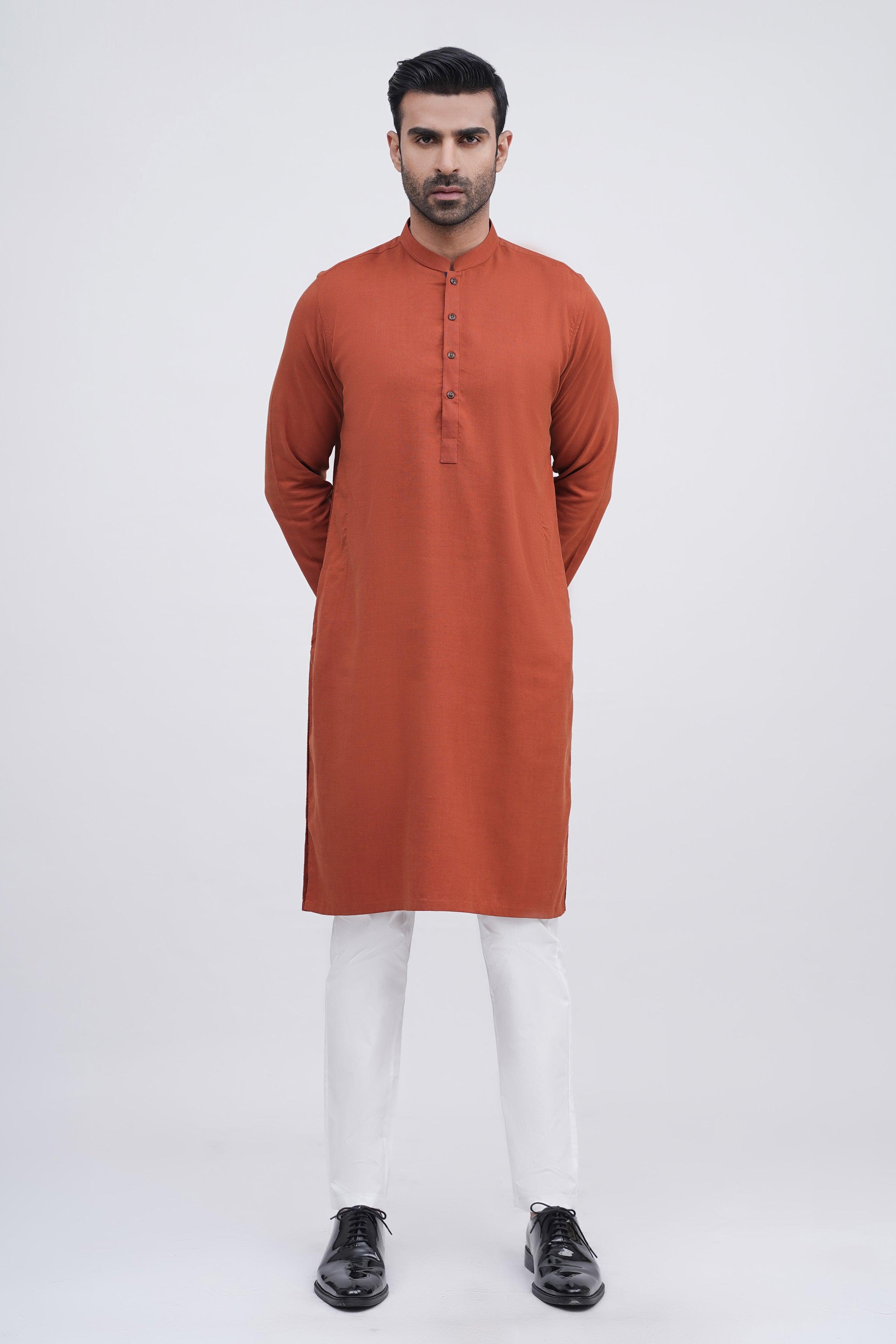 KURTA RUST at Charcoal Clothing