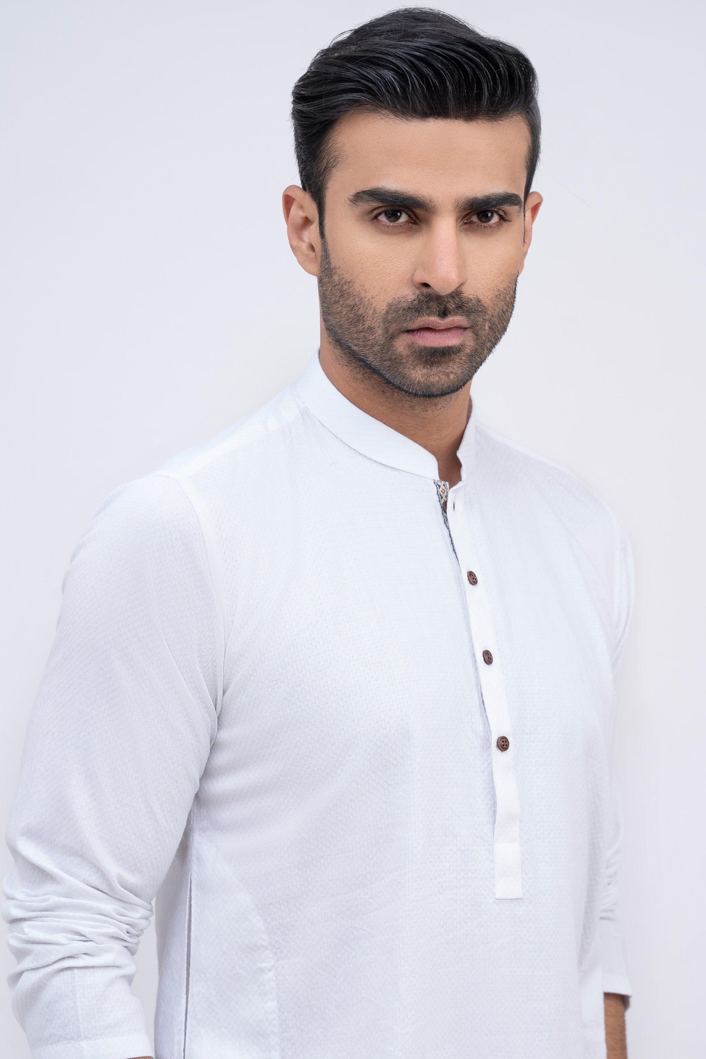 KURTA WHITE at Charcoal Clothing