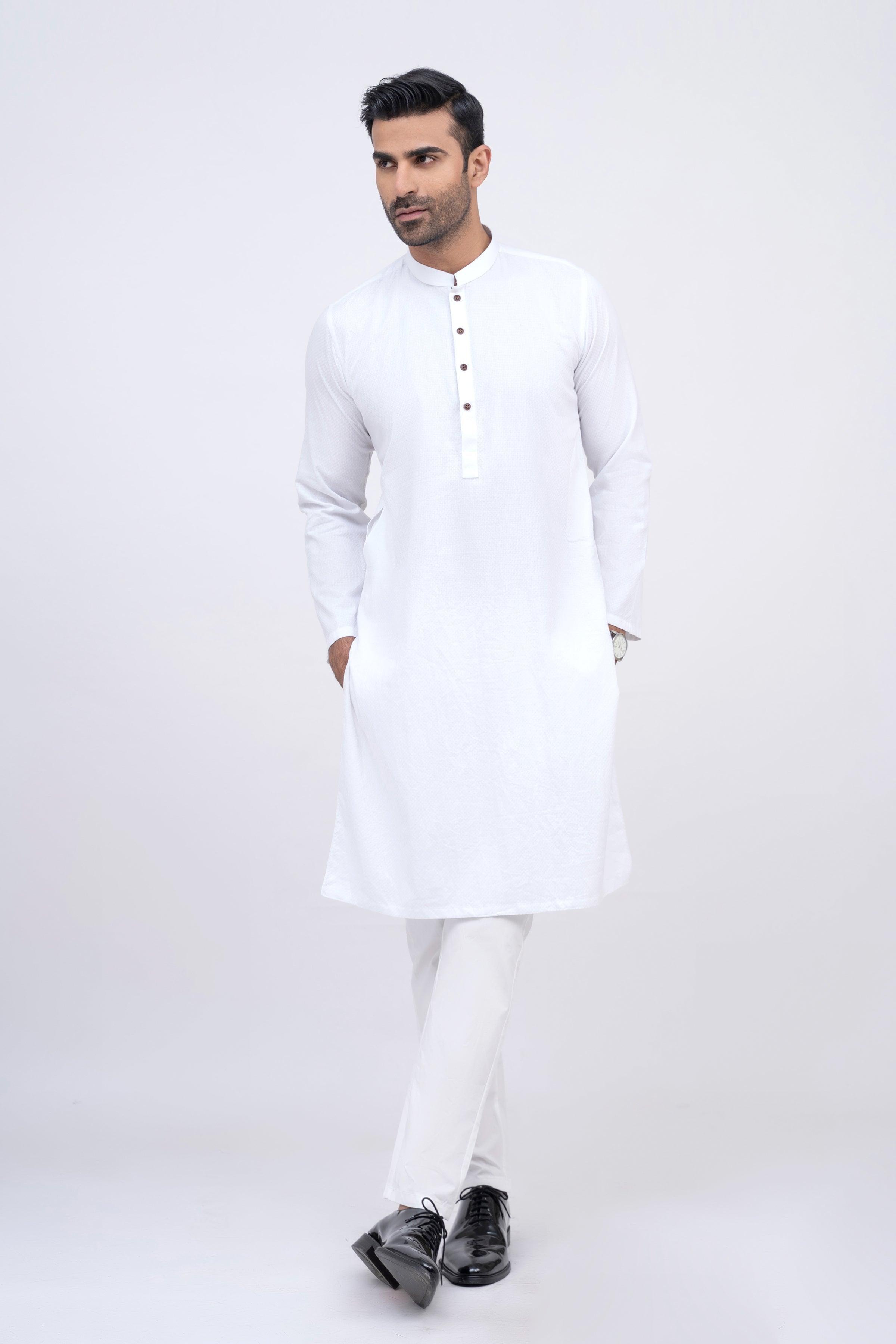 KURTA WHITE at Charcoal Clothing