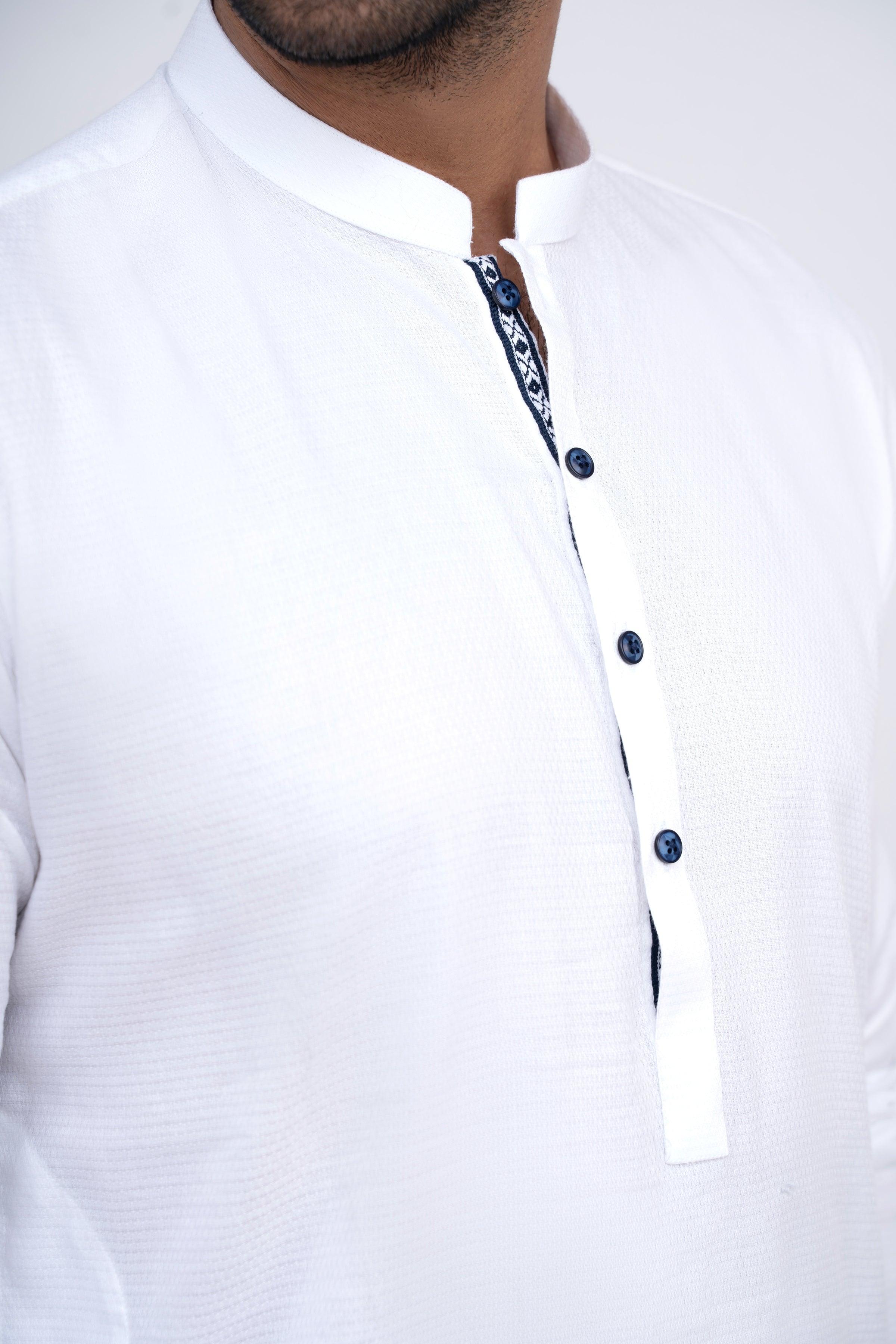 KURTA WHITE at Charcoal Clothing