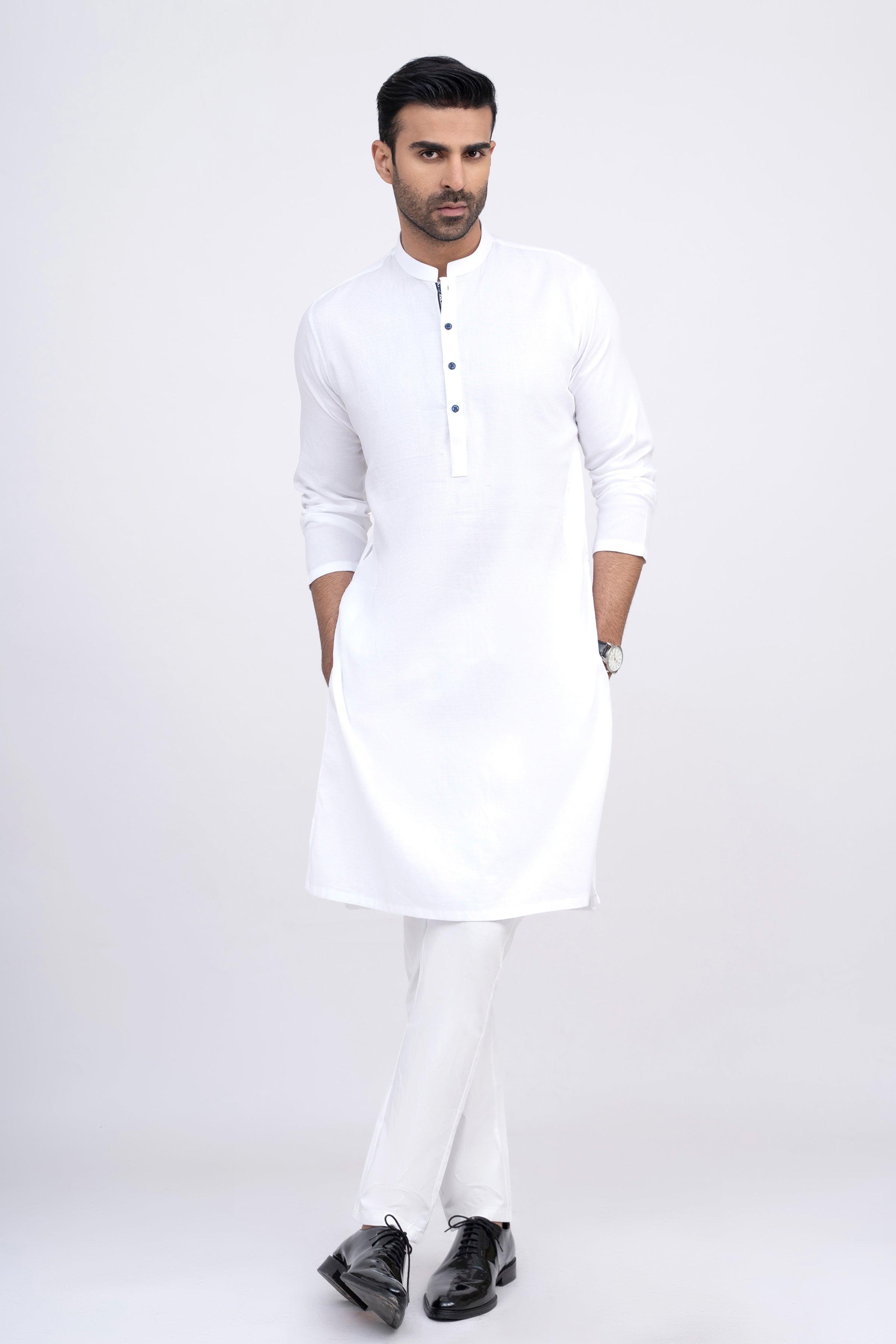 KURTA WHITE at Charcoal Clothing