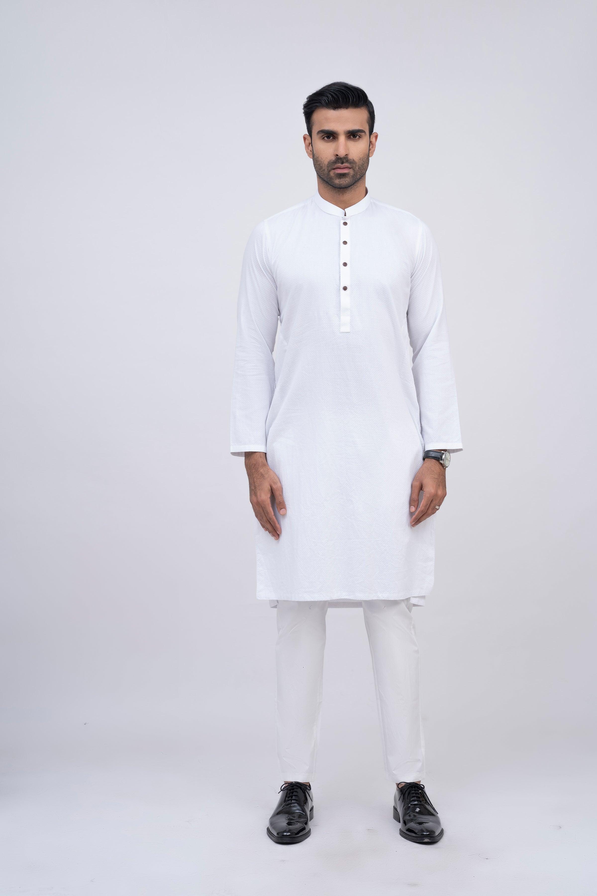 KURTA WHITE at Charcoal Clothing