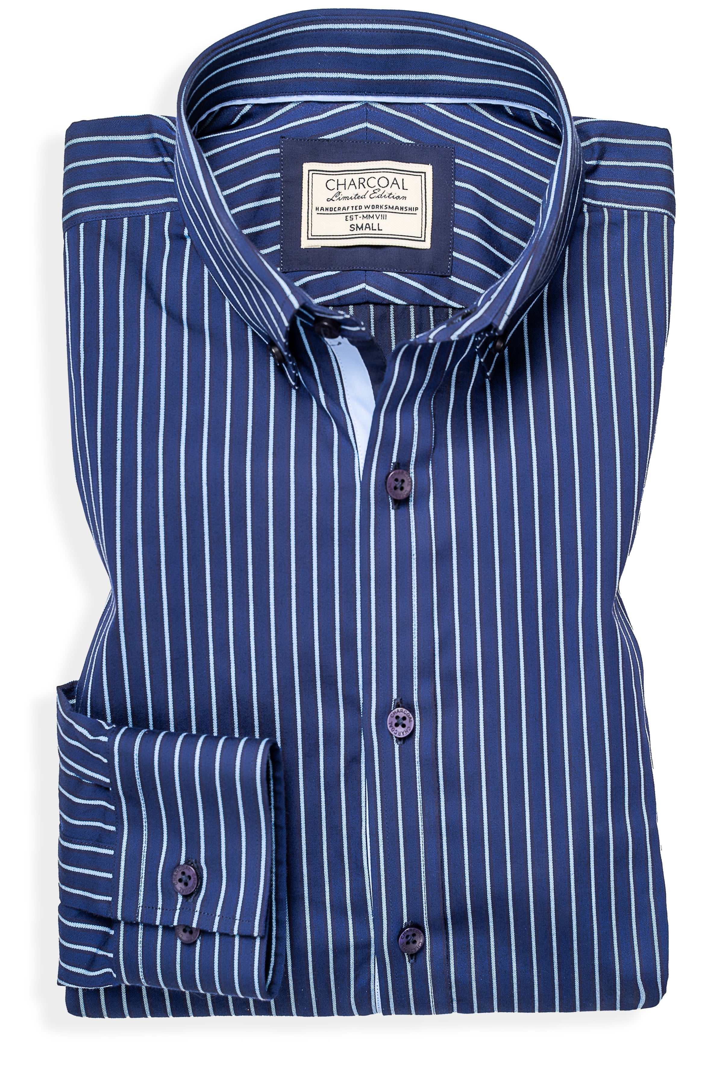 LIMITED EDITION SHIRTS NAVY at Charcoal Clothing