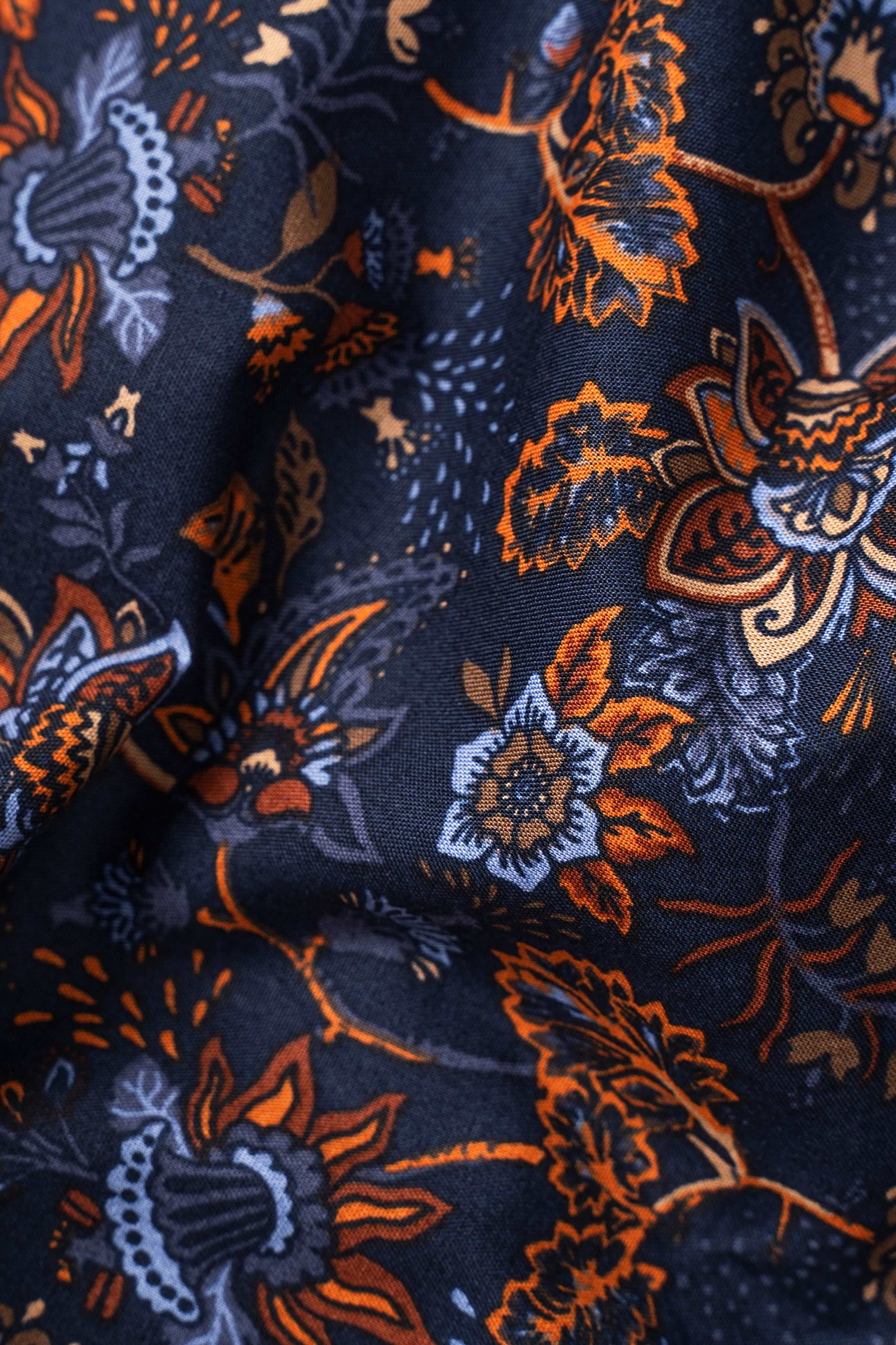 LIMITED EDITION SHIRTS TROPICAL NAVY at Charcoal Clothing