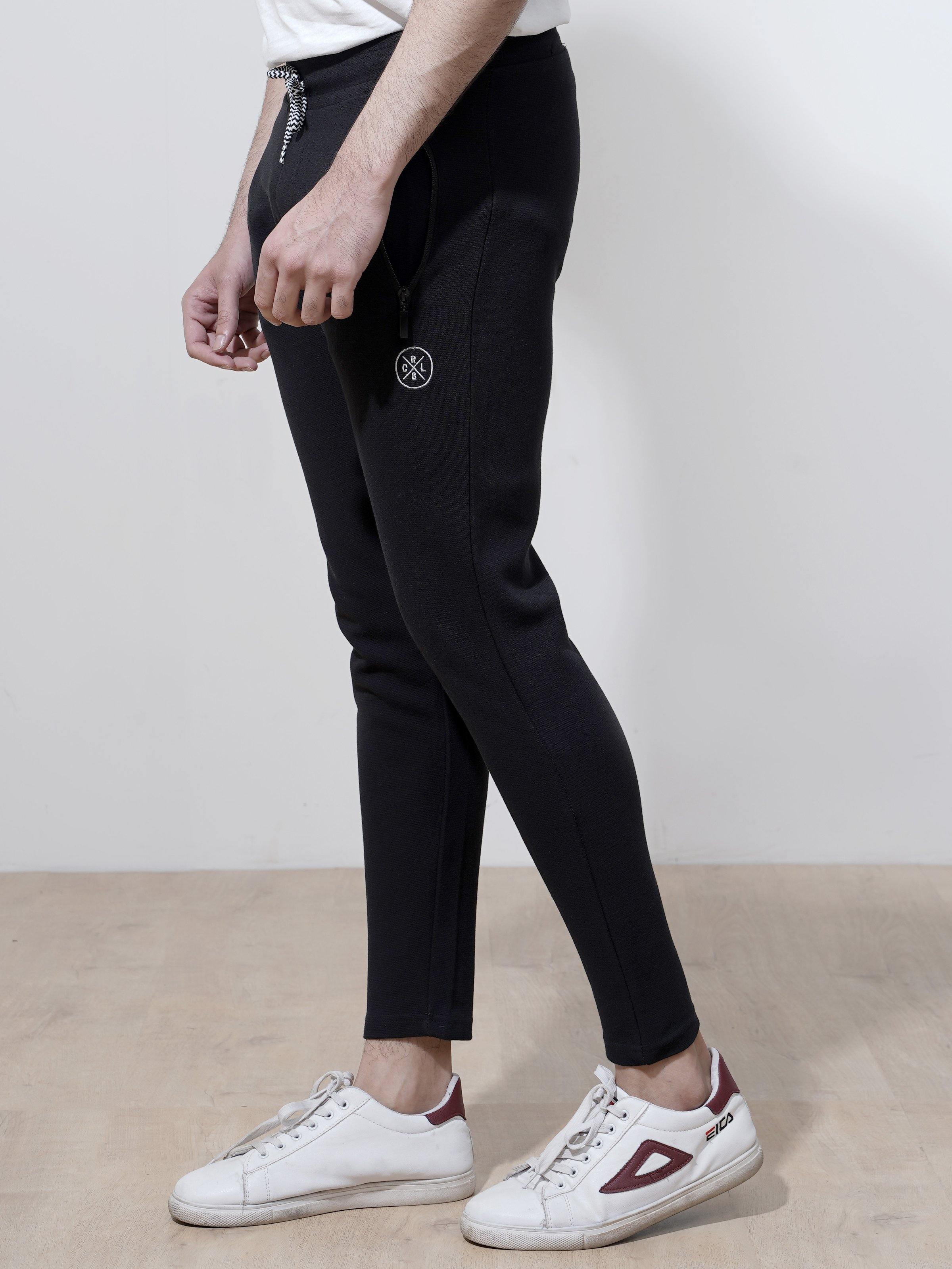 OTTOMAN JOGGER TROUSER BLACK at Charcoal Clothing