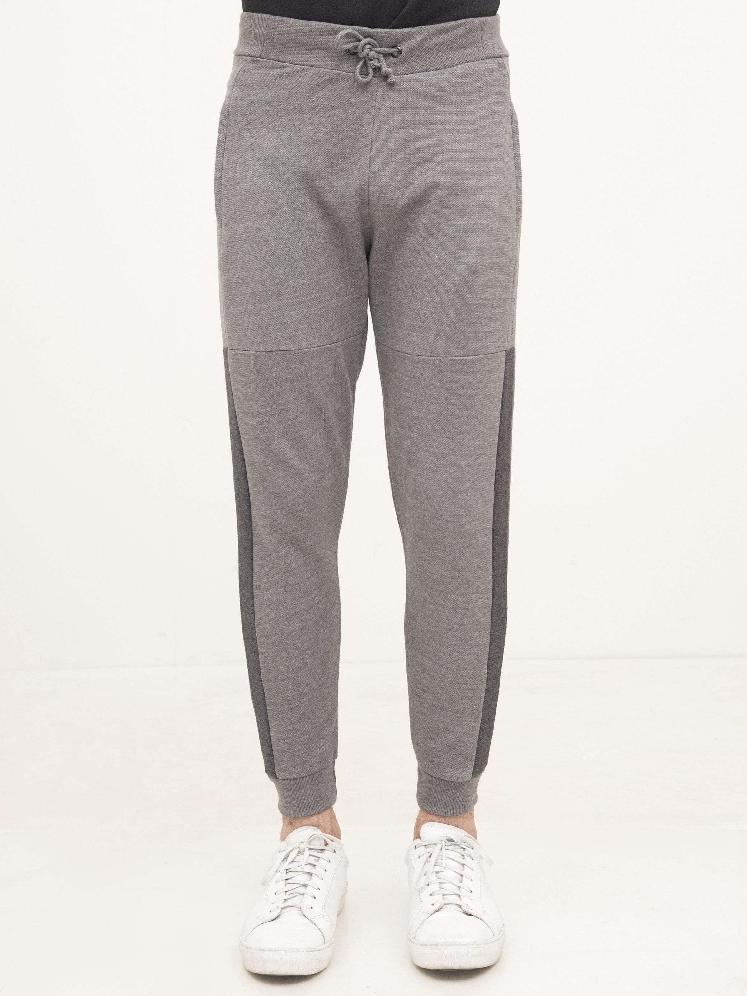 PIQUE FLEECE TROUSER LIGHT GREY at Charcoal Clothing