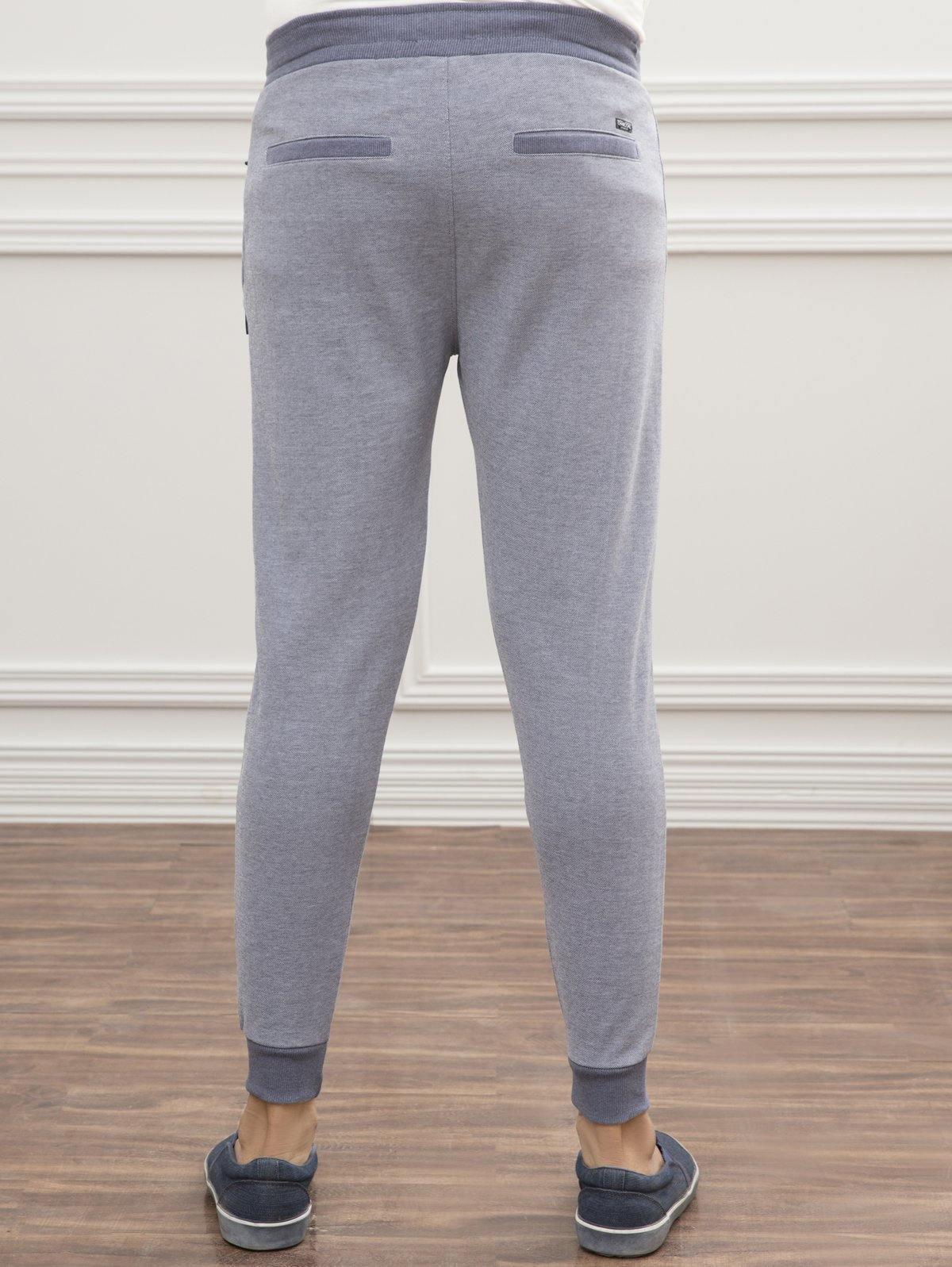 PIQUE TERRY SLIM FIT TROUSER INDIGO MELANGE at Charcoal Clothing